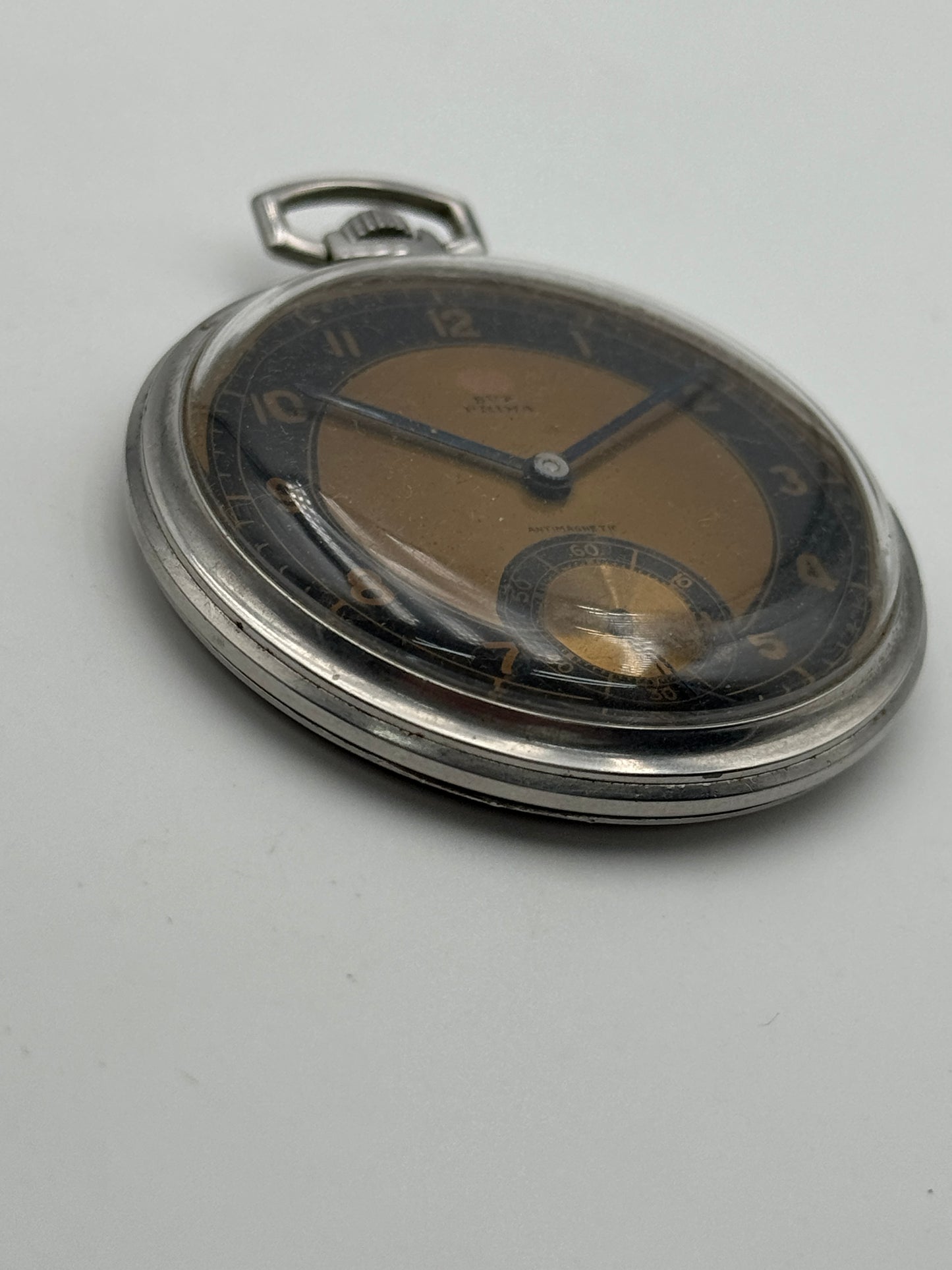 but prima pocket watch calatrava acciaio acier 48mm