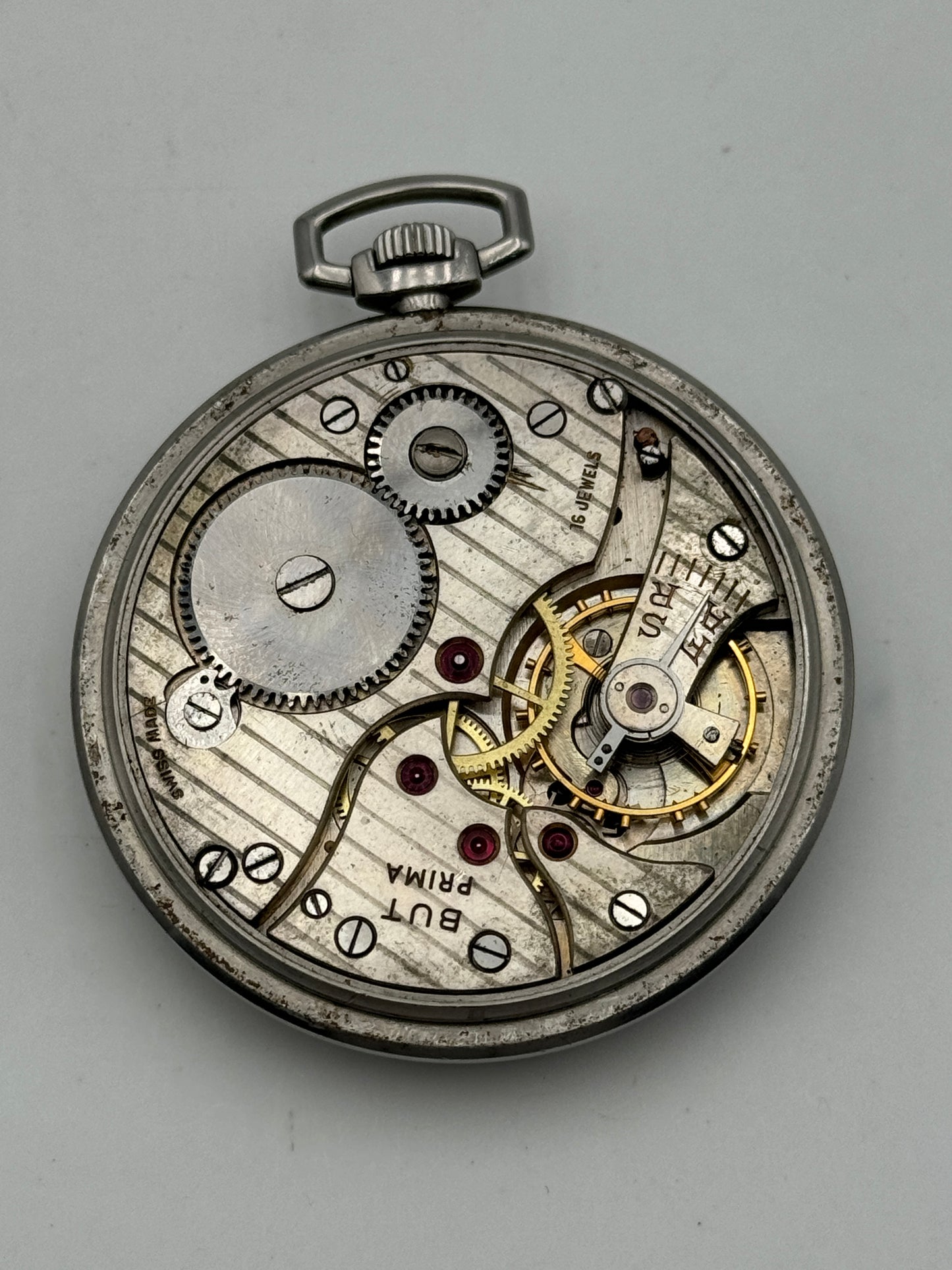 but prima pocket watch calatrava acciaio acier 48mm