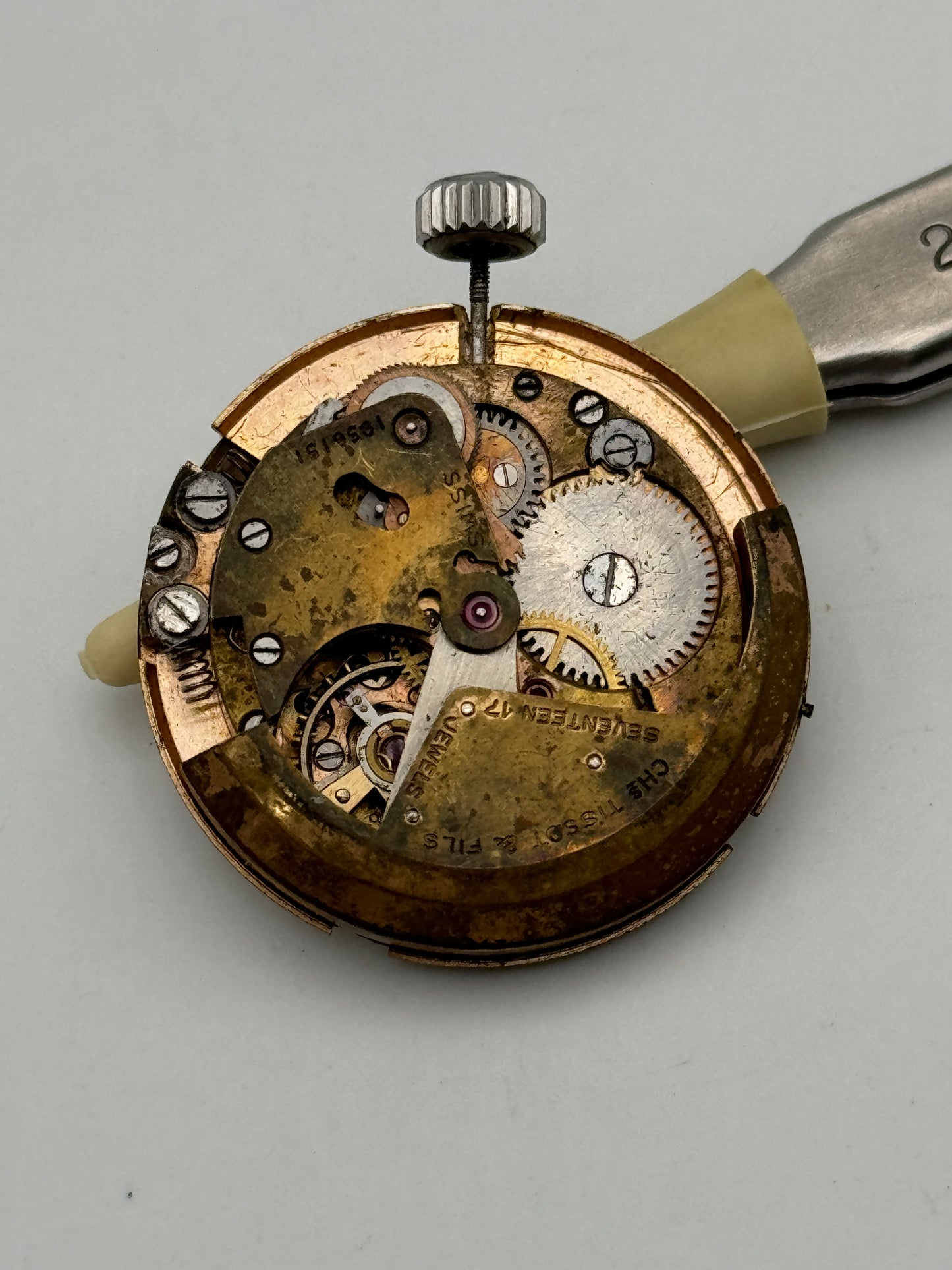Tissot 28.5 21 automatic bumper martelletto movement movimento