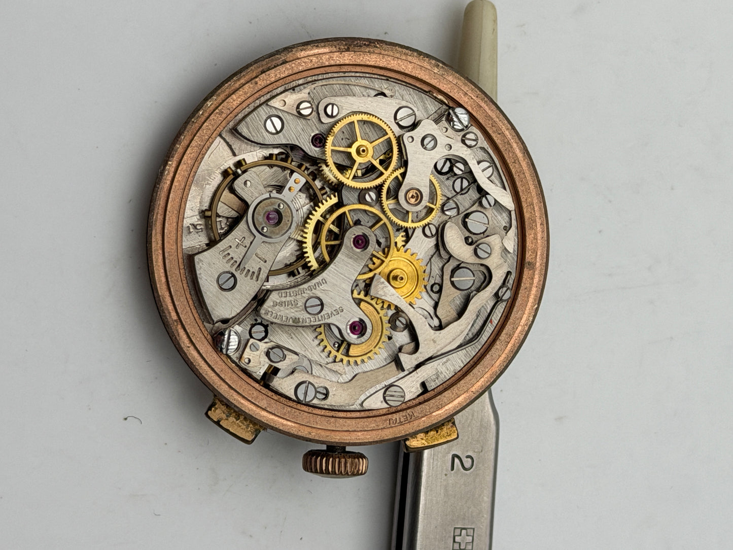 landeron 51 chrono chronograph movement movimento