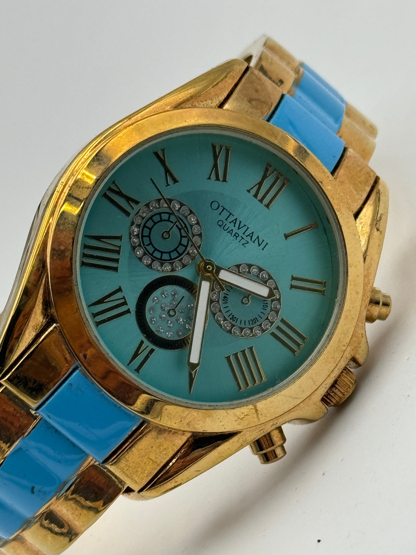 ottaviani quartz lady watch elastic nuovo mai usato