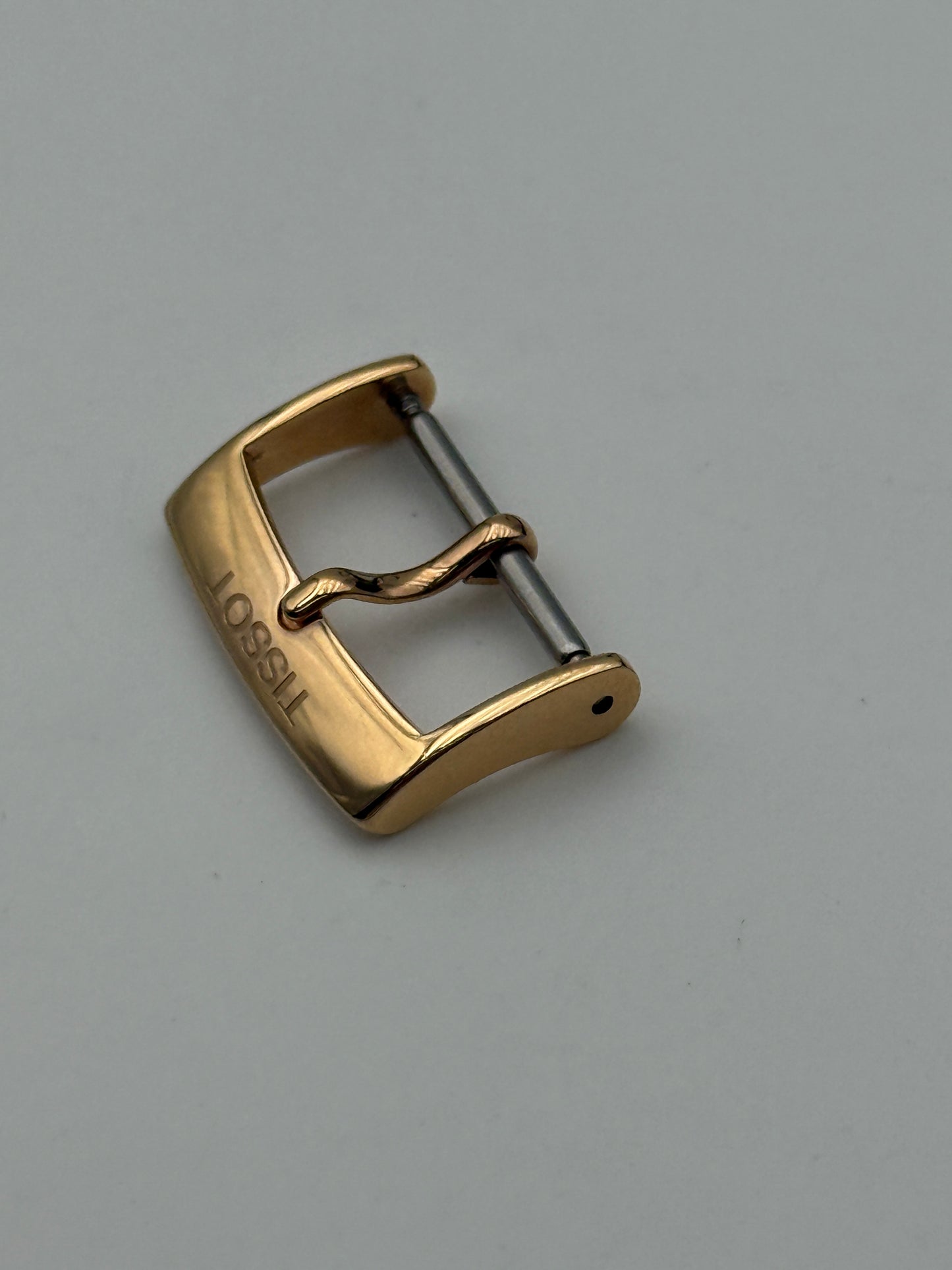 tissot dorata 20mm gold plated fibbia buckle