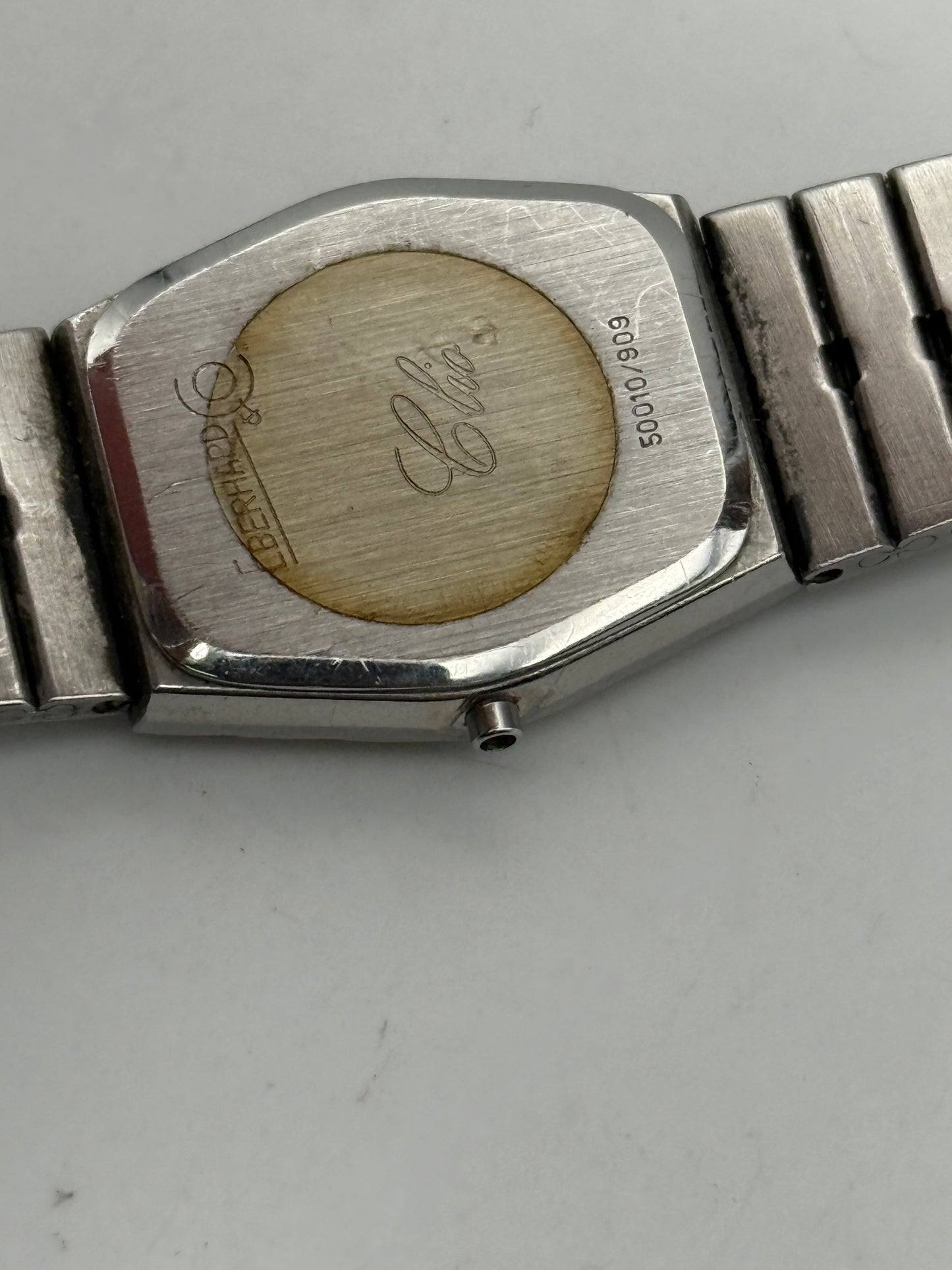eberhard clio 50010-909 23mm cassa case steel-gold