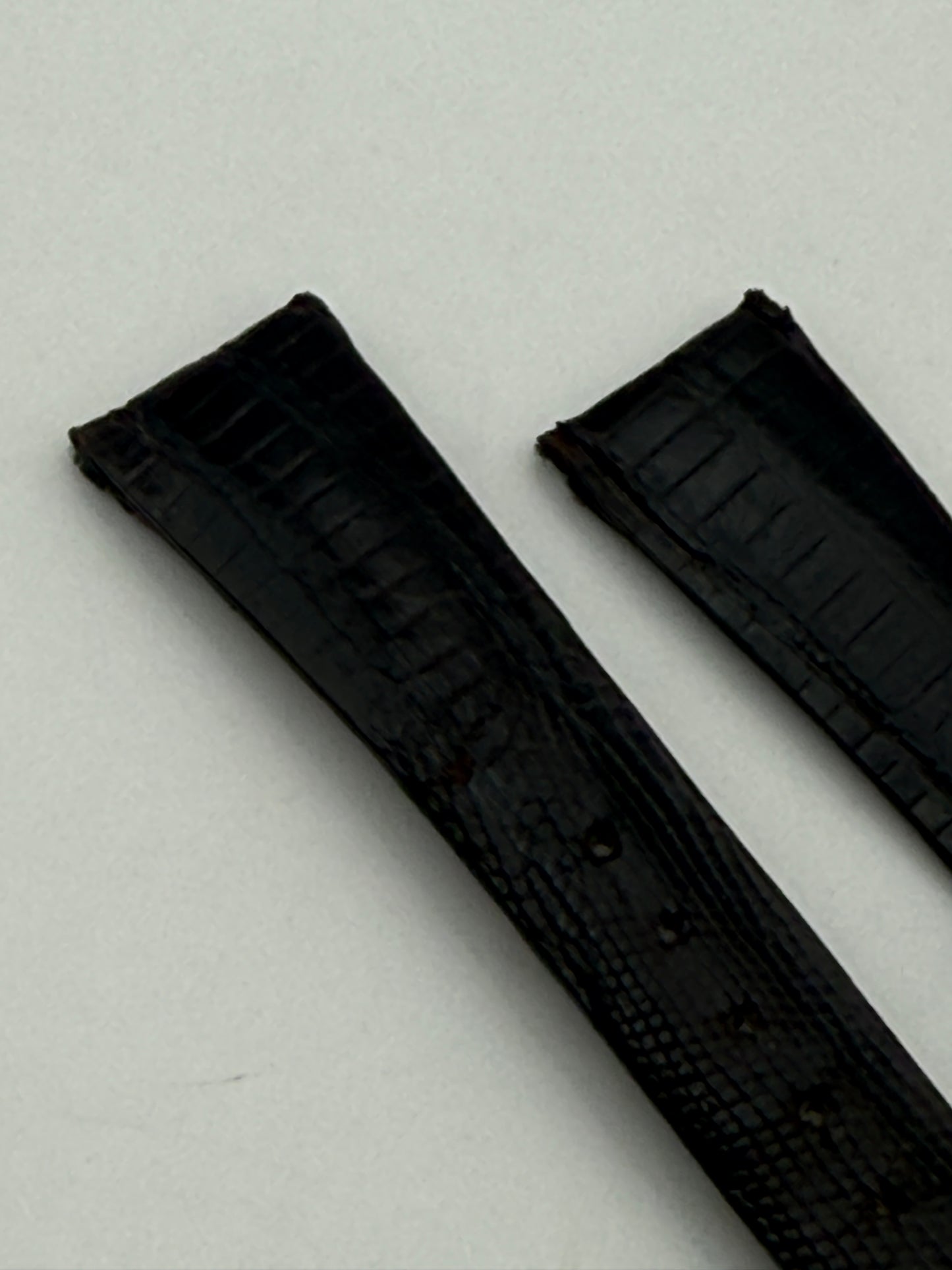 omega 17mm cinturino strap leather vintage