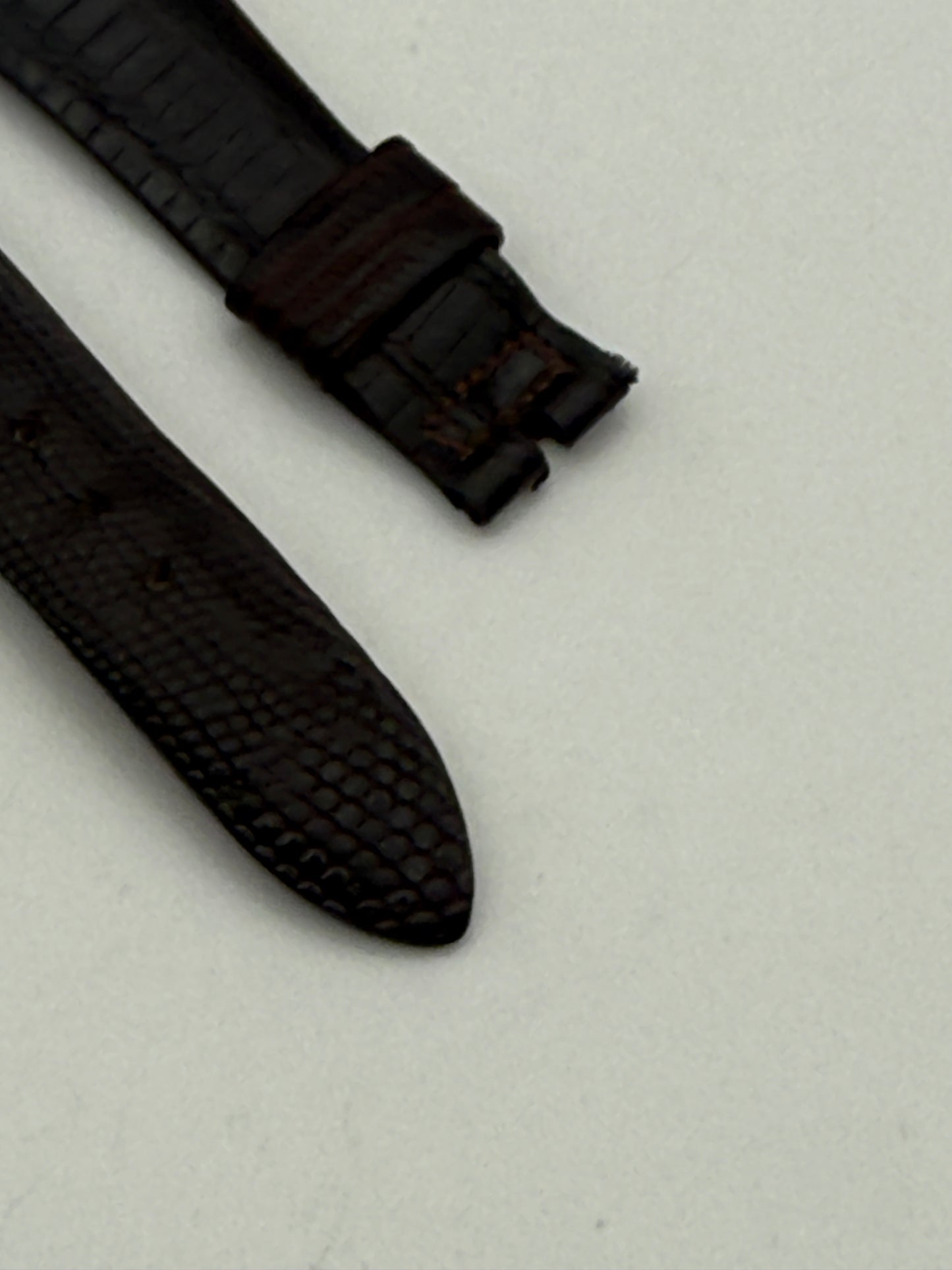 omega 17mm cinturino strap leather vintage