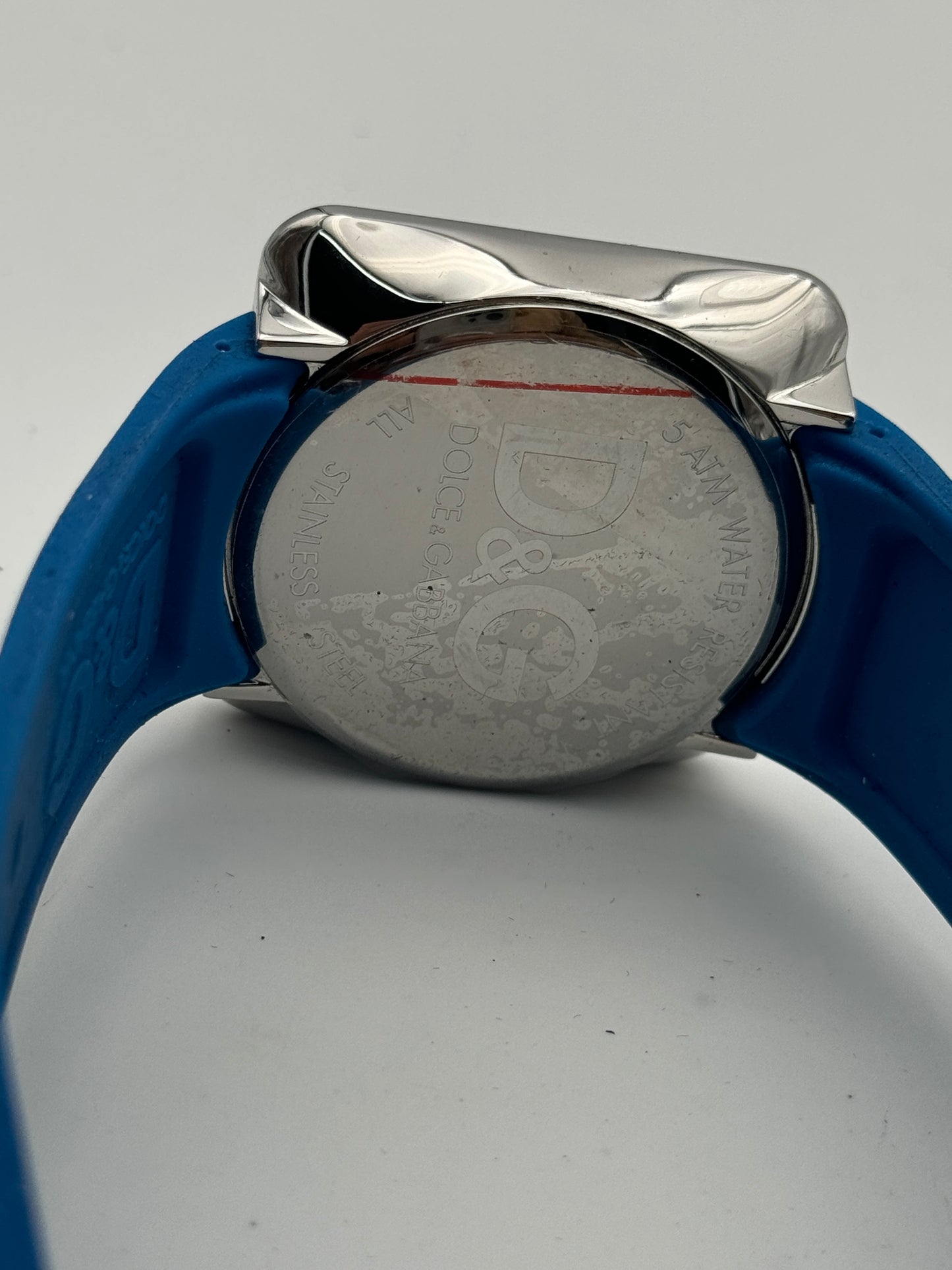 dolce e gabbana digital watch dw0736 44mm blue