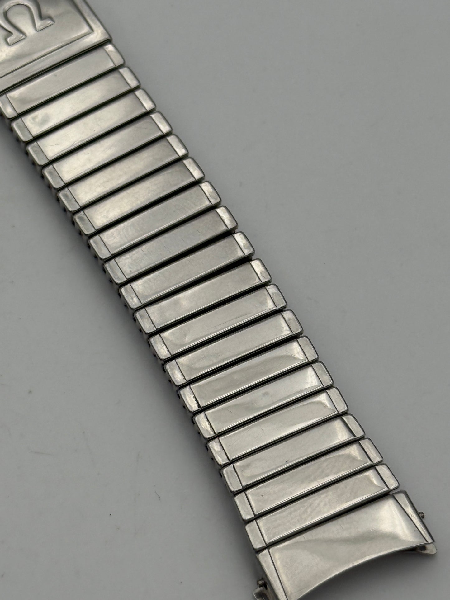 omega 558 28-071 pat.896575 fixo flex -s bracciale 18mm cinturino strap vintage