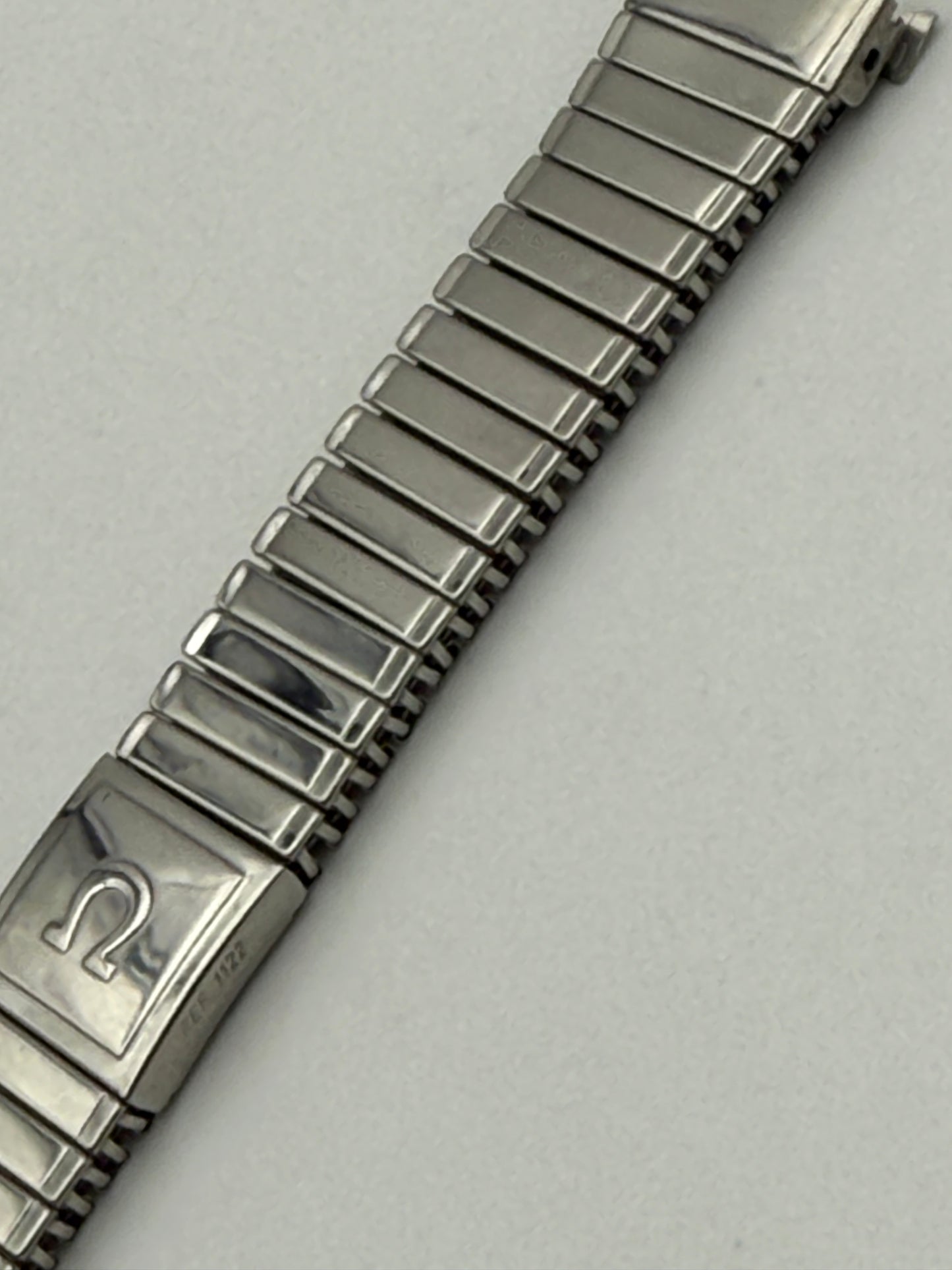 omega 558 28-071 pat.896575 fixo flex -s bracciale 18mm cinturino strap vintage