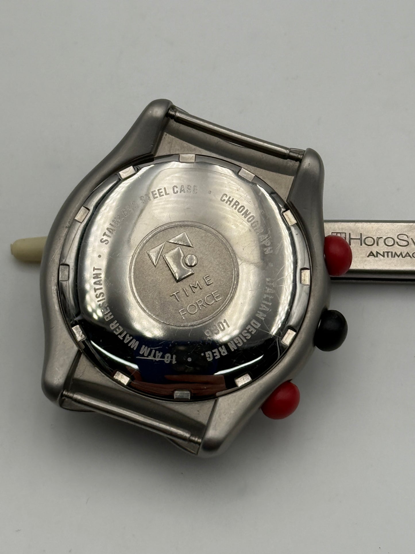 time force chrono 9301 41mm cassa case