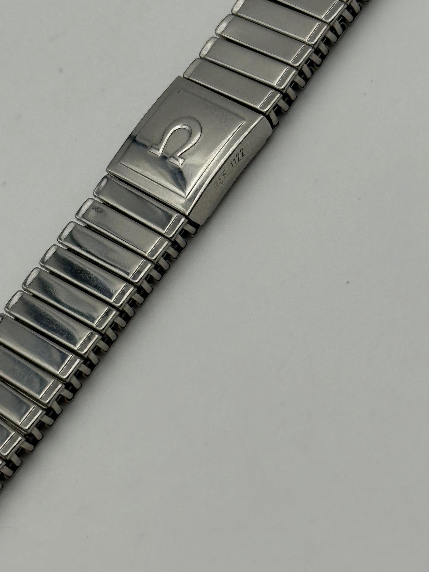 omega 558 28-071 pat.896575 fixo flex -s bracciale 18mm cinturino strap vintage