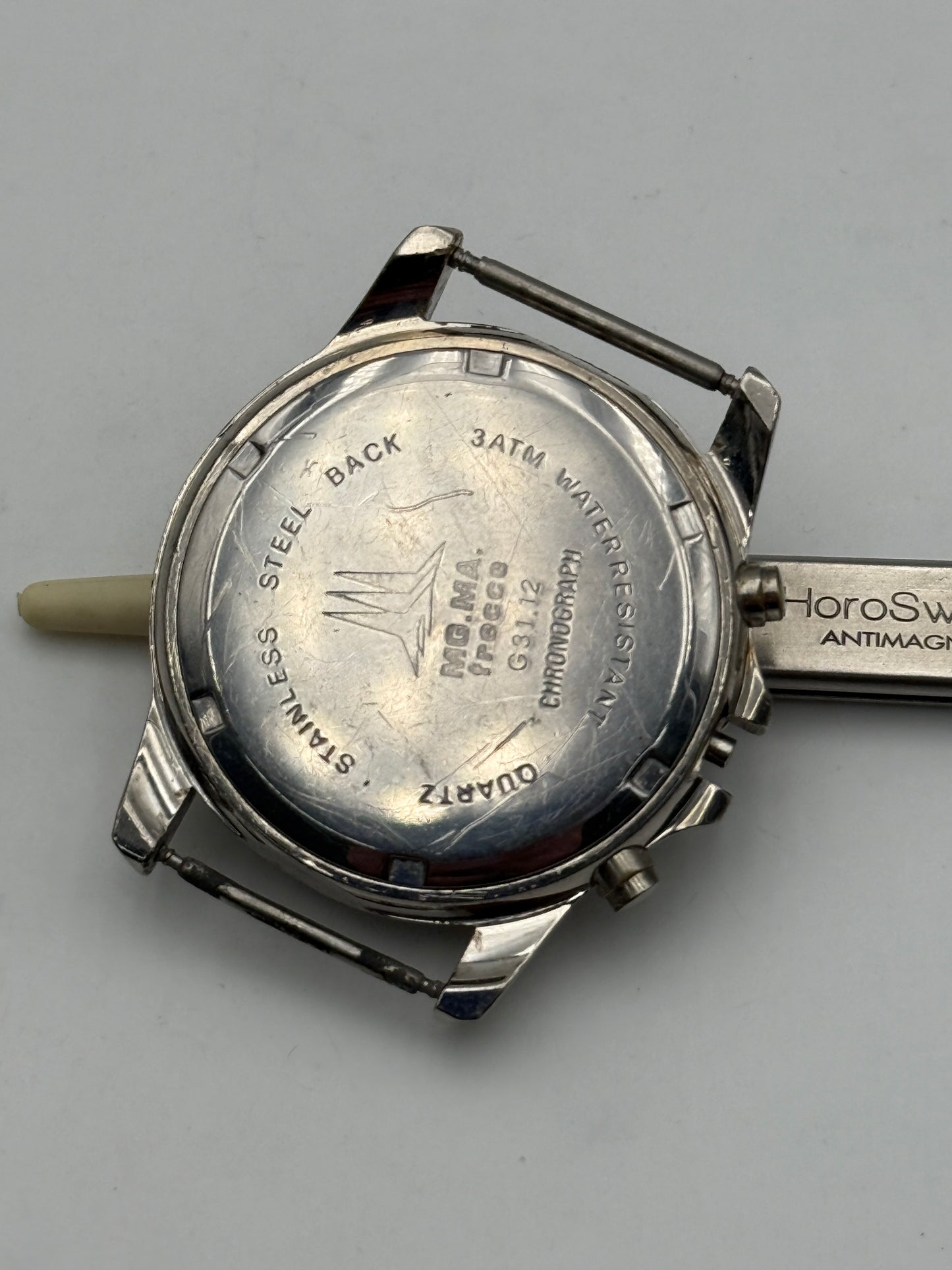 mg.ma frecce chrono g31.12 39mm cassa case