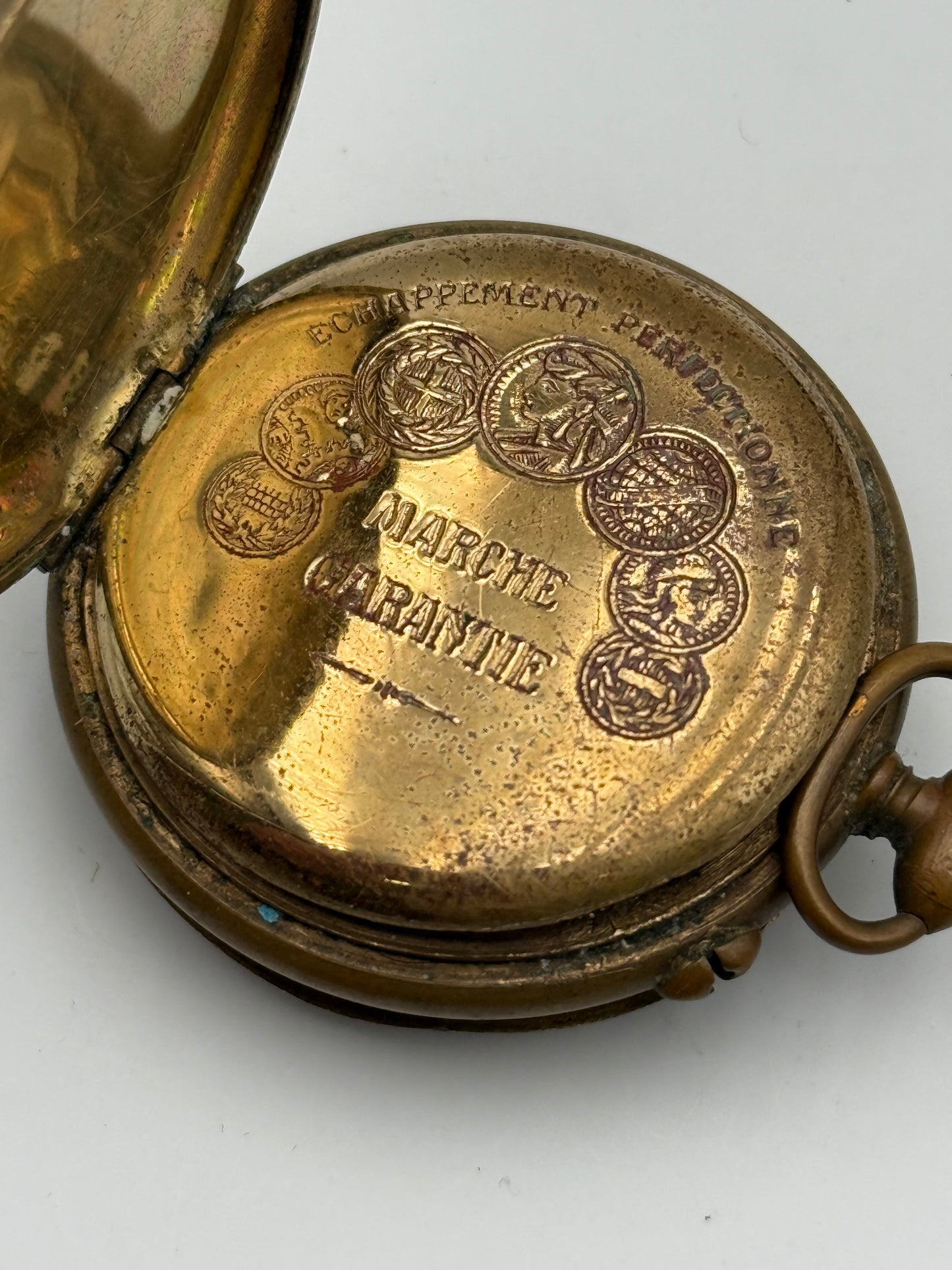 marche garantie pocket watch 47-36mm cassa case