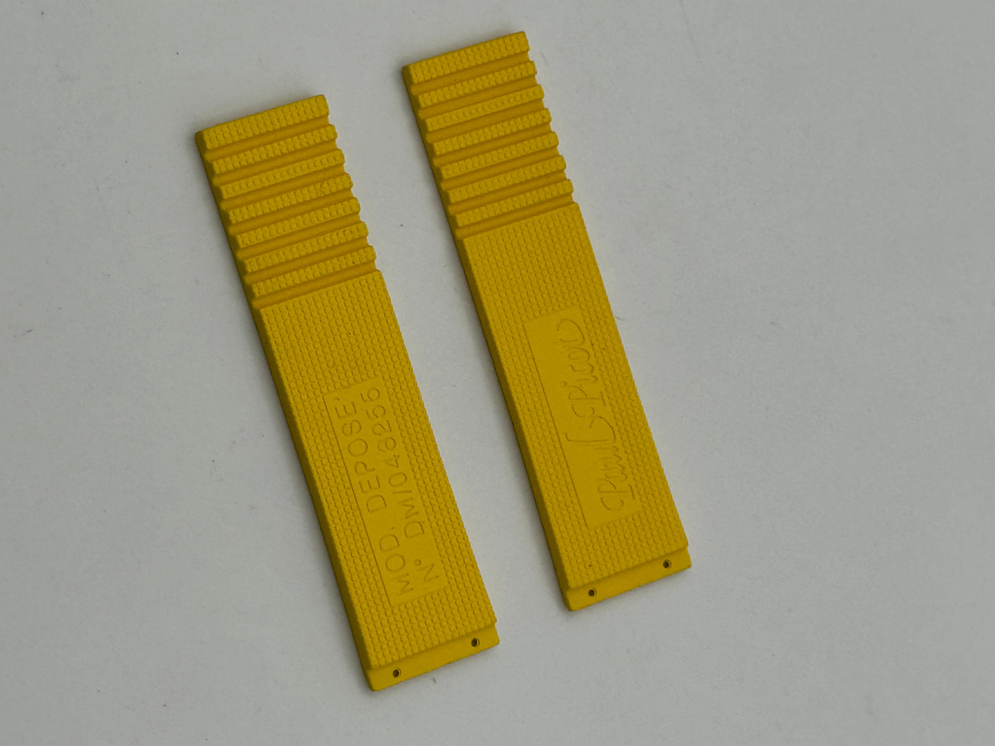 Paul Picot plongeur c-type cinturino in gomma strap rubber 19.5mm
