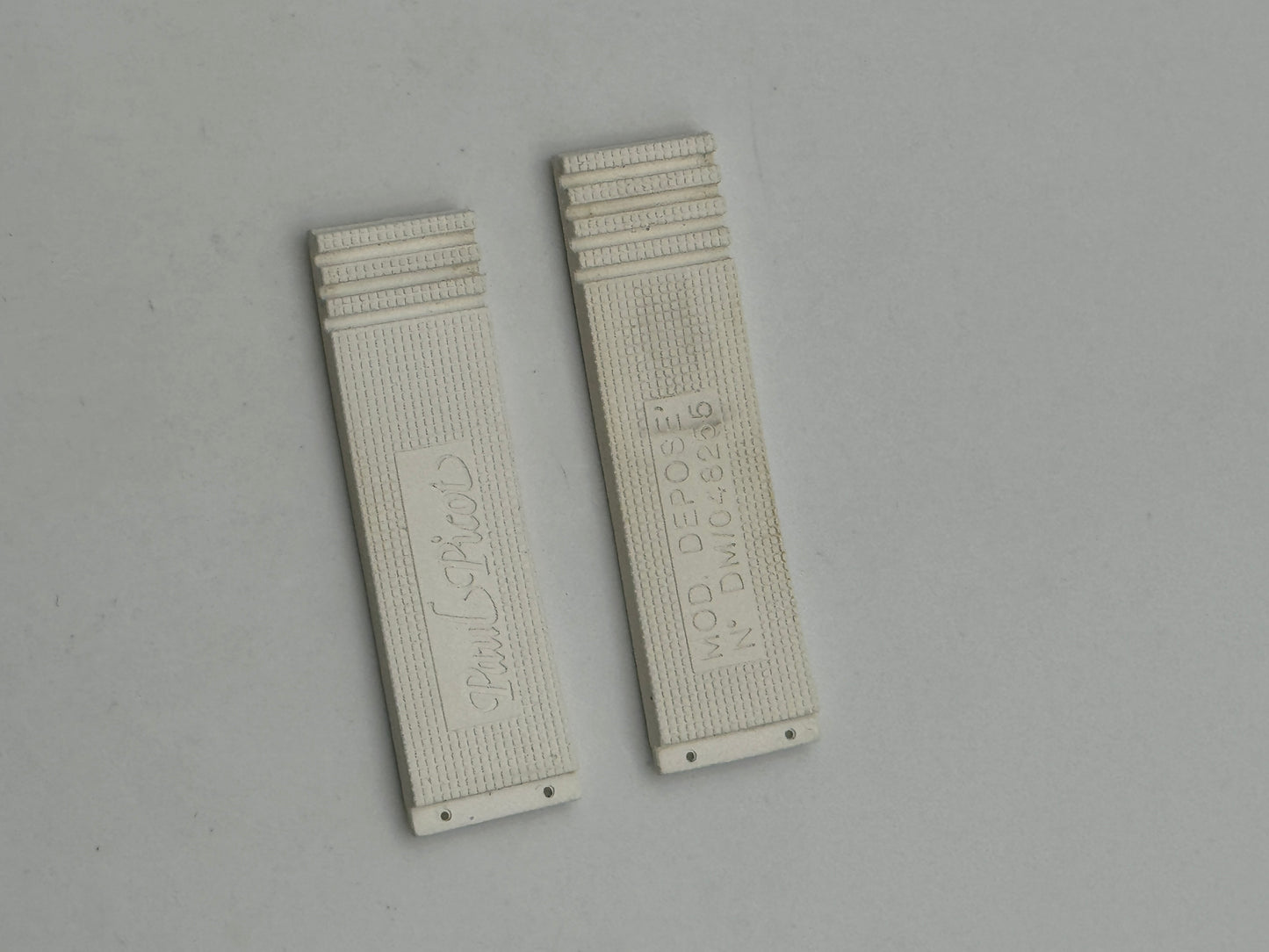 Paul Picot plongeur c-type cinturino in gomma strap rubber 19.5mm