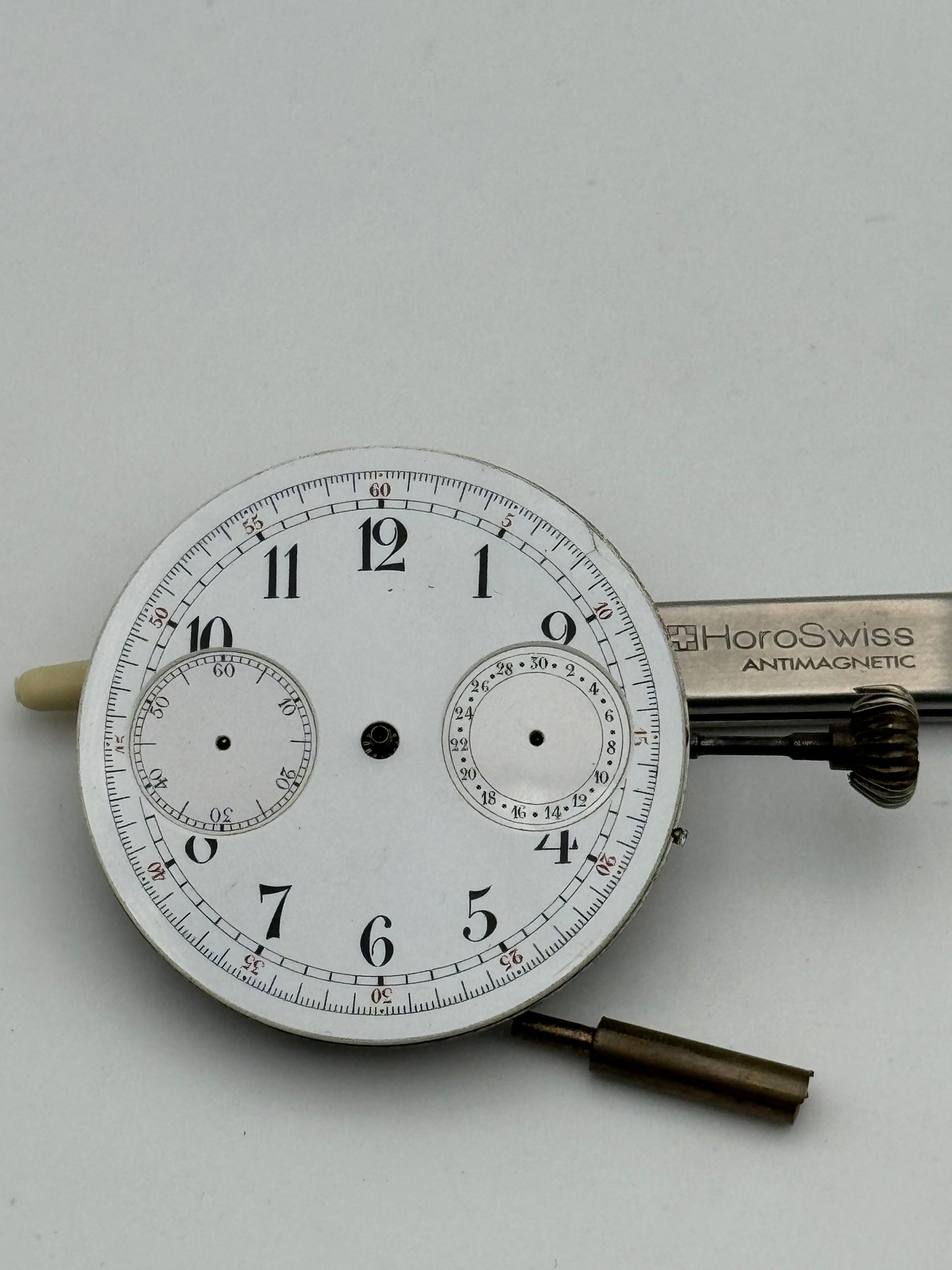 Anonimo chrono porcelain pocket watch