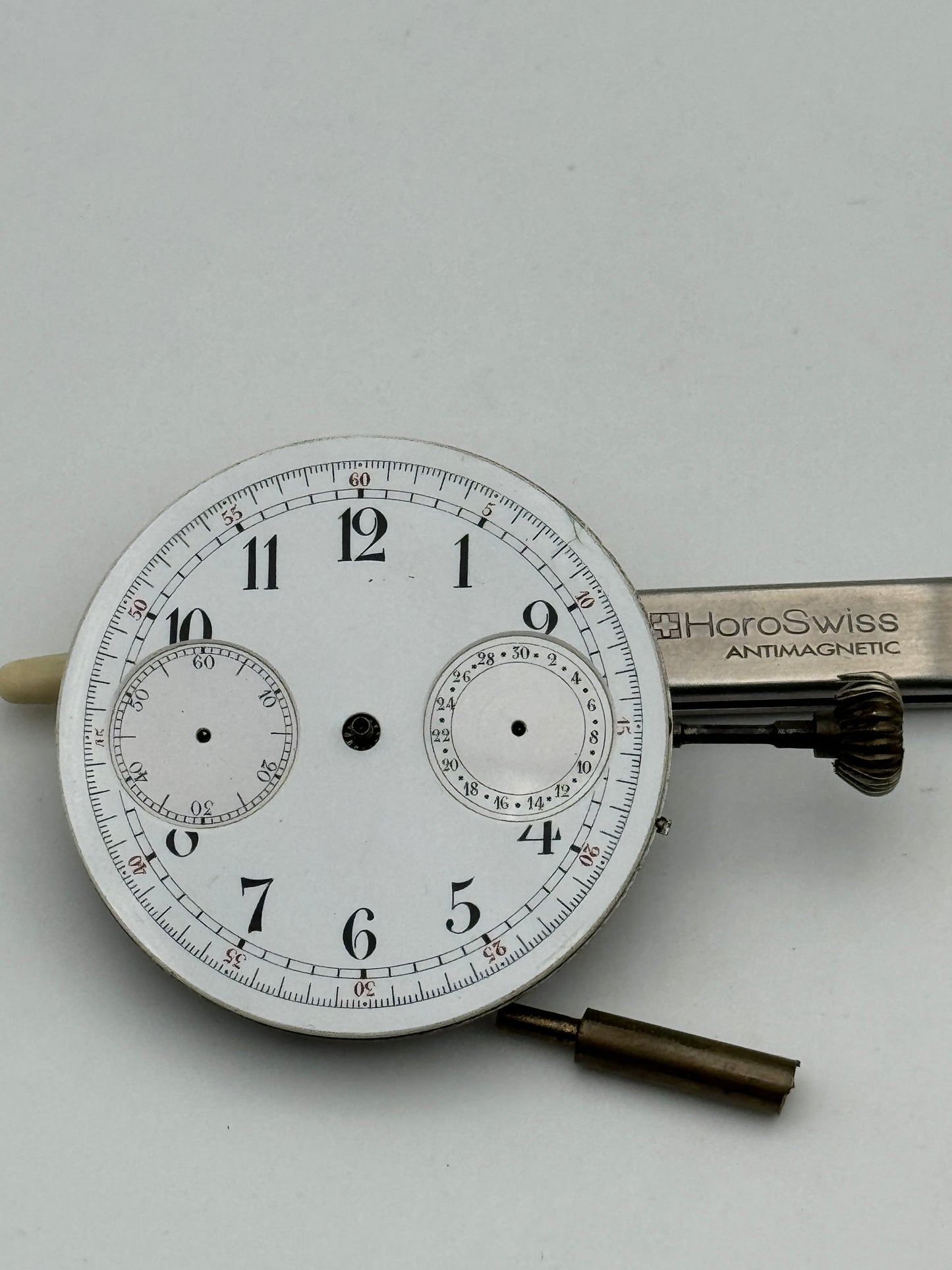 Anonimo chrono porcelain pocket watch