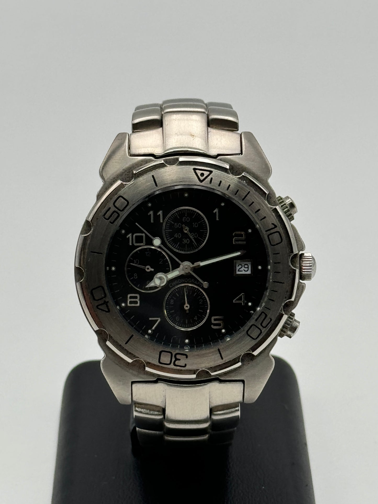 sector chronograph watch black