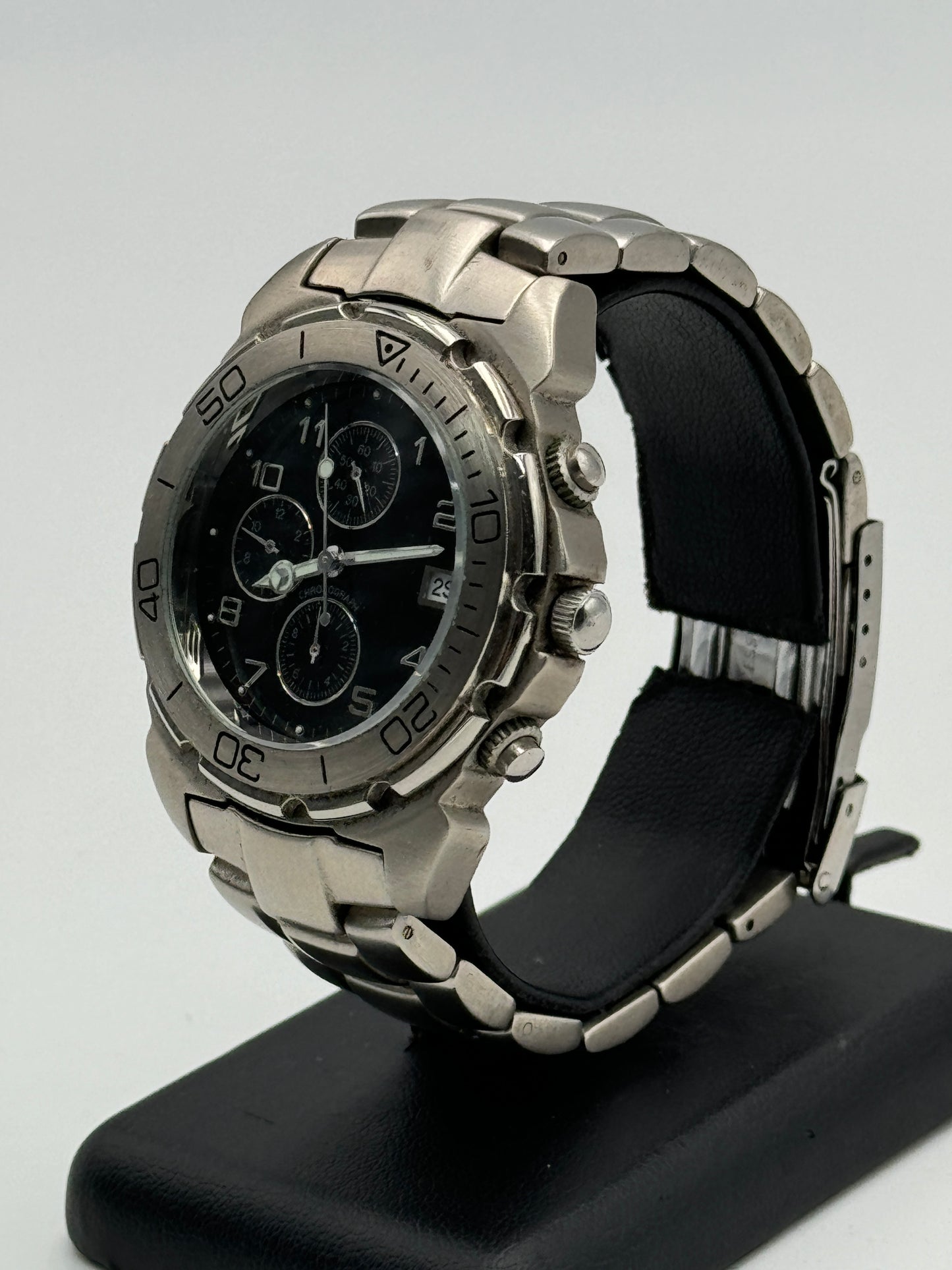 sector chronograph watch black
