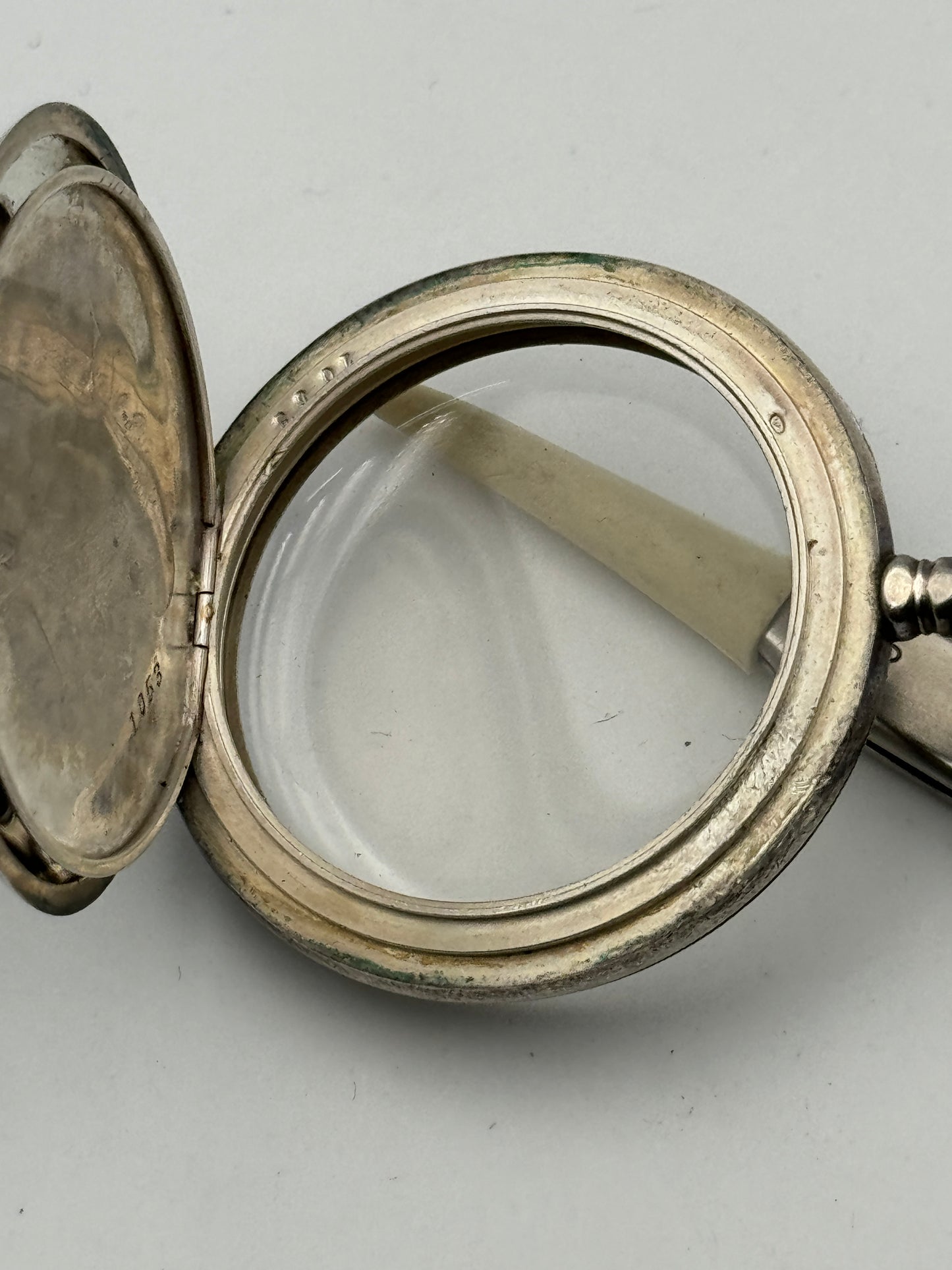 Zenith grand prix paris 1902 cassa case silver pocket watch