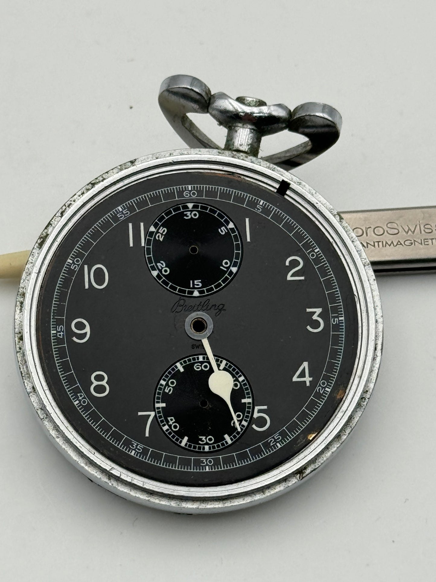 Breitling military assigne chronograph pocket watch