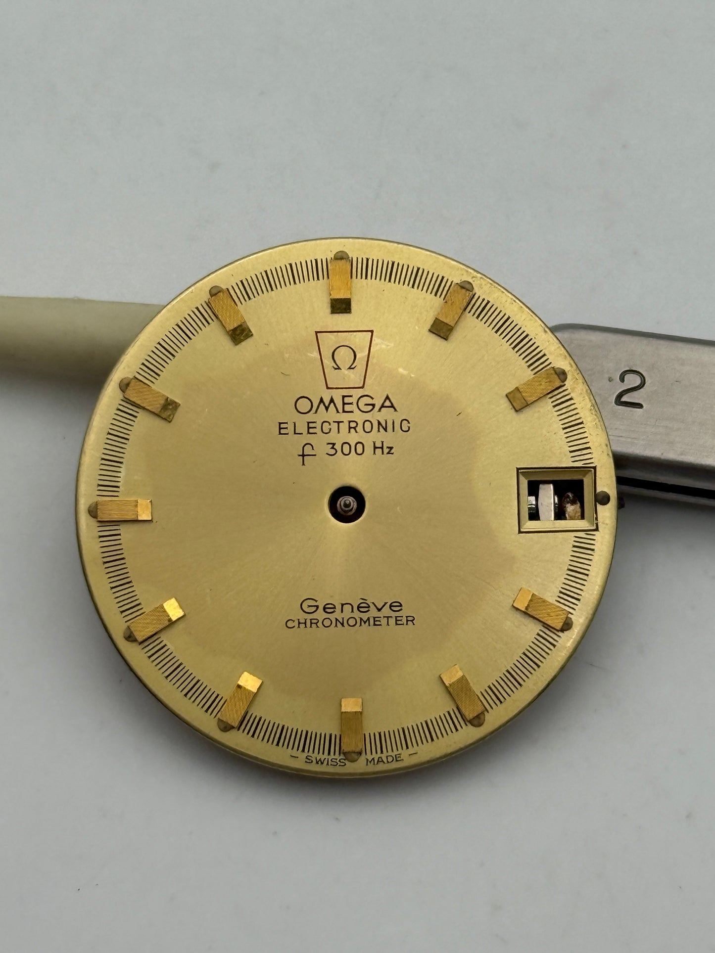 omega electronic f 300hz genevè chronoemter esa 9162 movement movimento