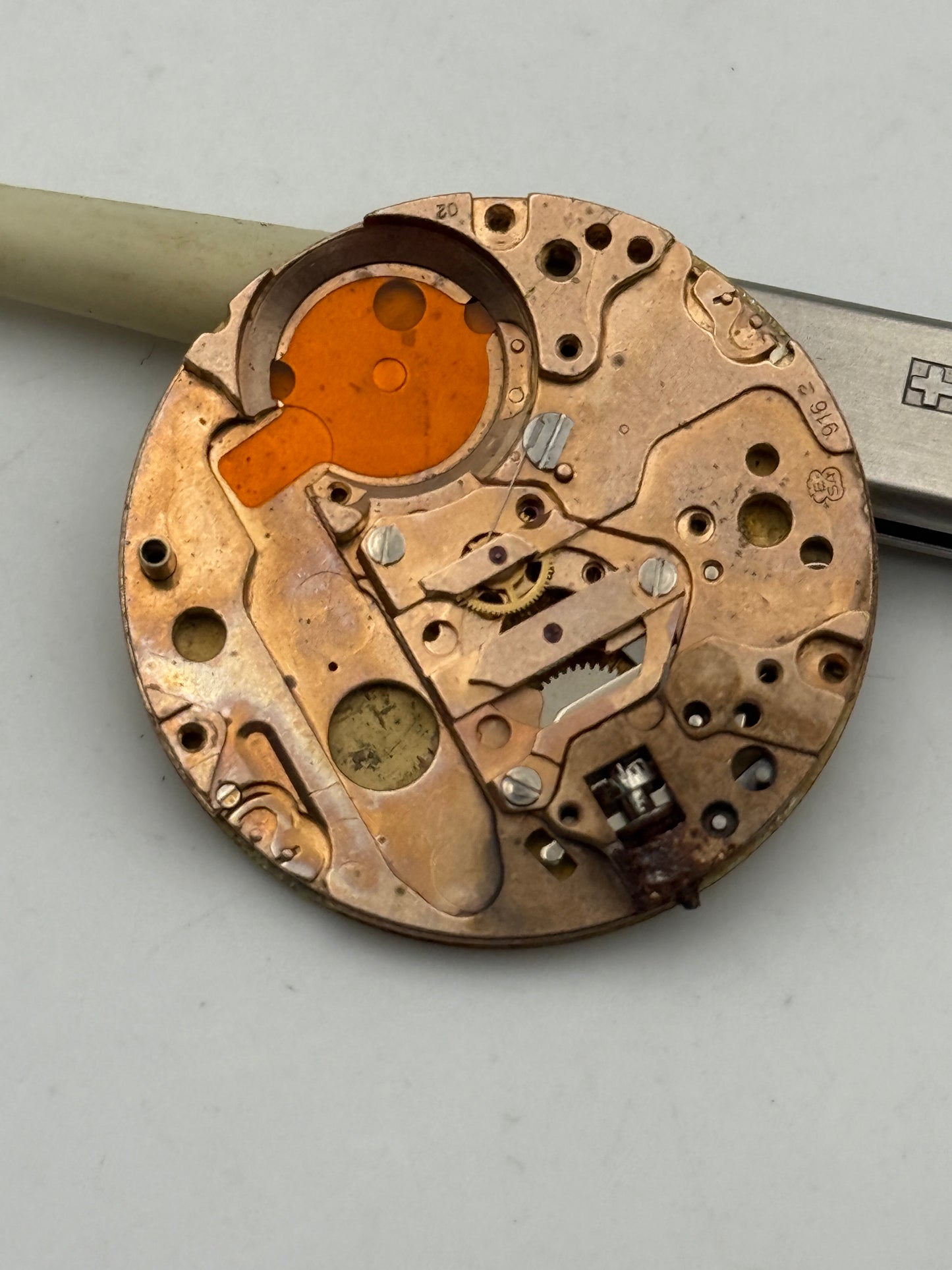 omega electronic f 300hz genevè chronoemter esa 9162 movement movimento