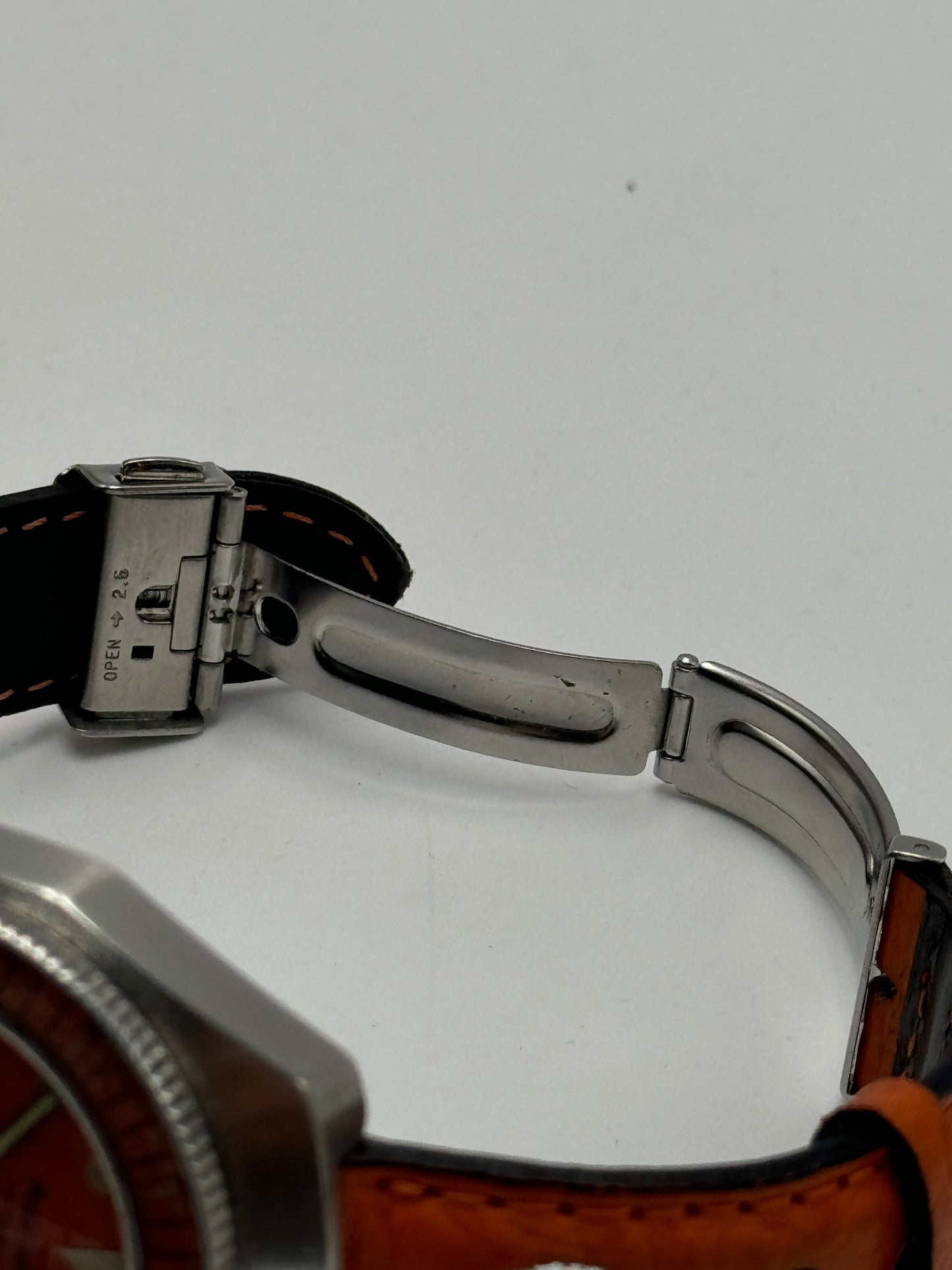 philip watch caribbean hi-swing 1500 41mm orange