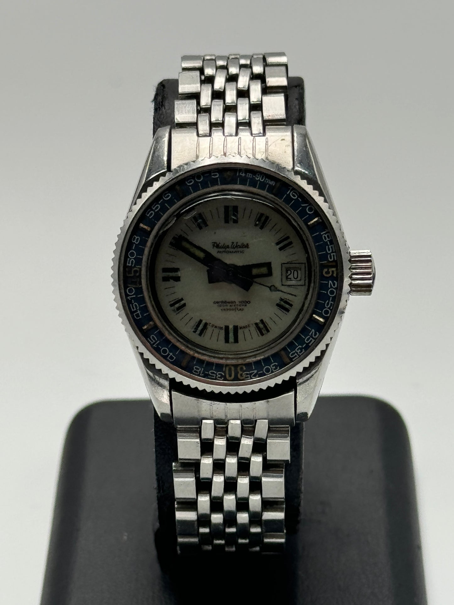 philip watch caribbean 1000 albino 9205 27mm