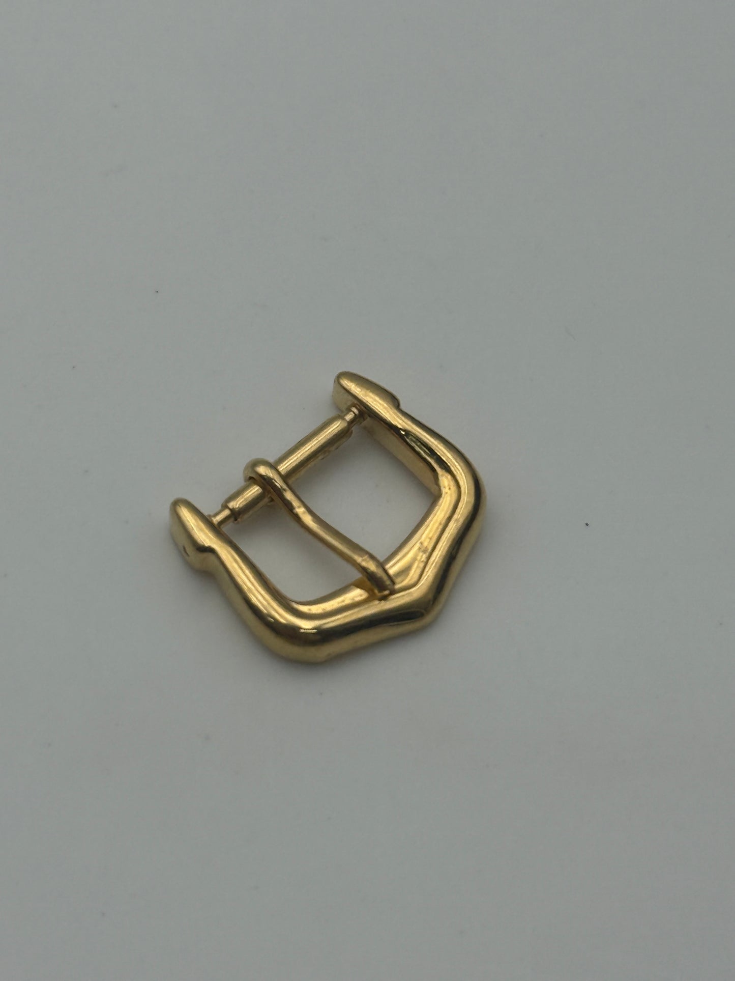 cartier gold plated 12mm fibbia buckle
