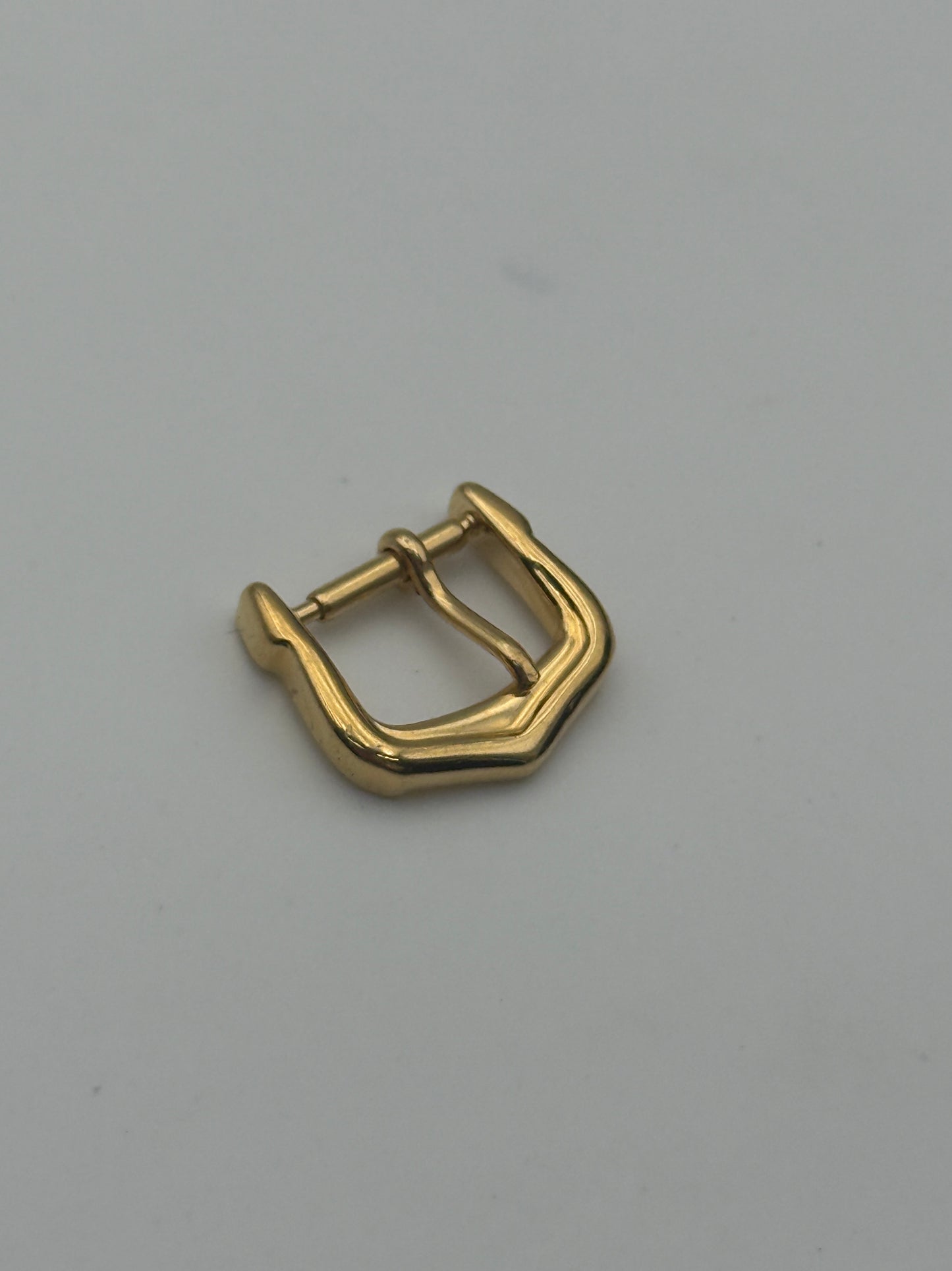cartier gold plated 12mm fibbia buckle