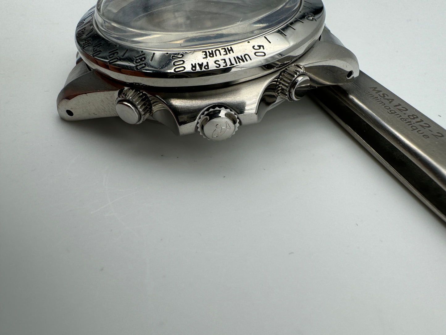 Philip Watch cassa case eta valjoux 7750 caribbean ref.594249 4028 chrono nos