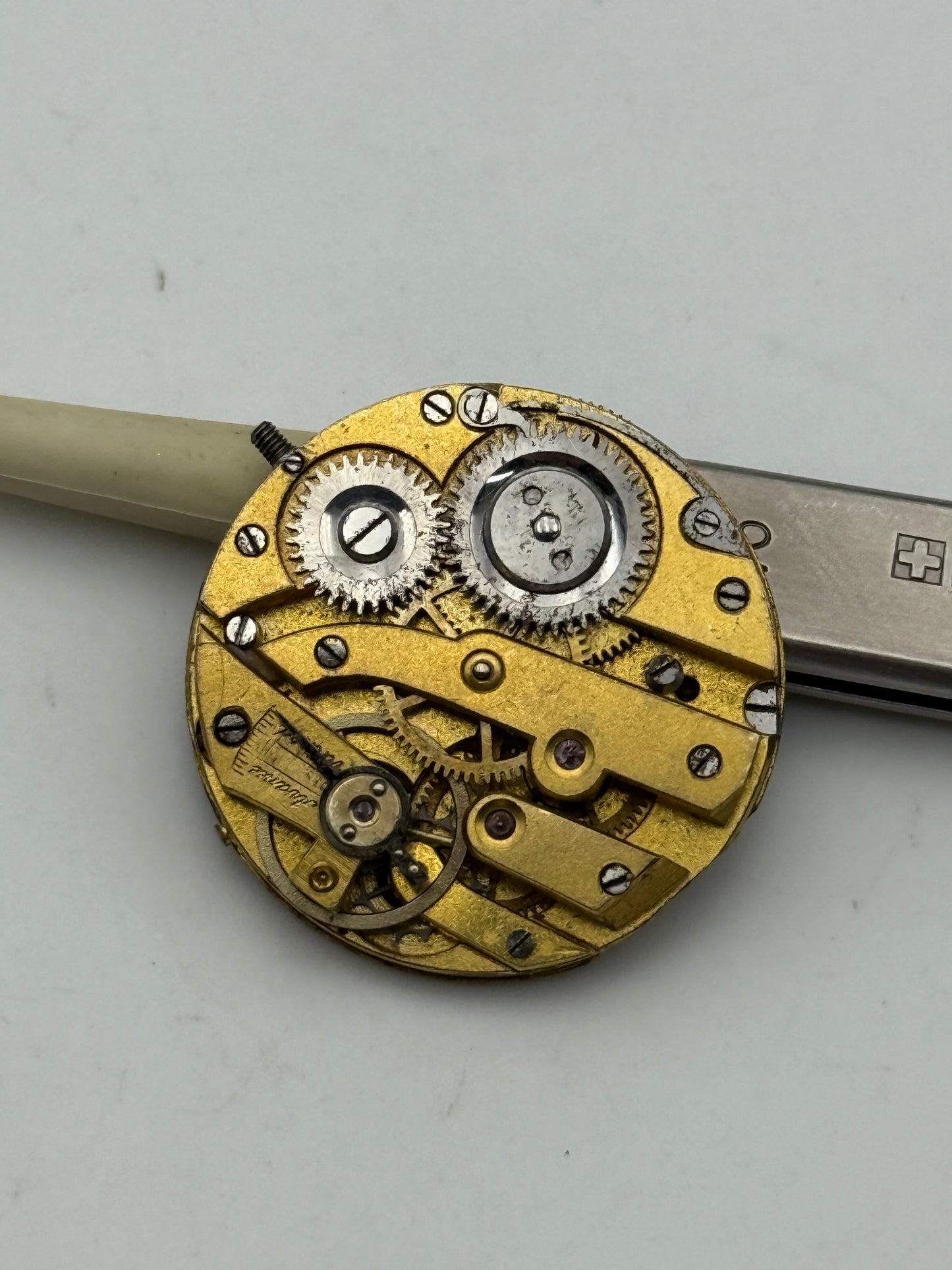 anonimo cilindro 24,8mm cylinder pocket watch movement movimento