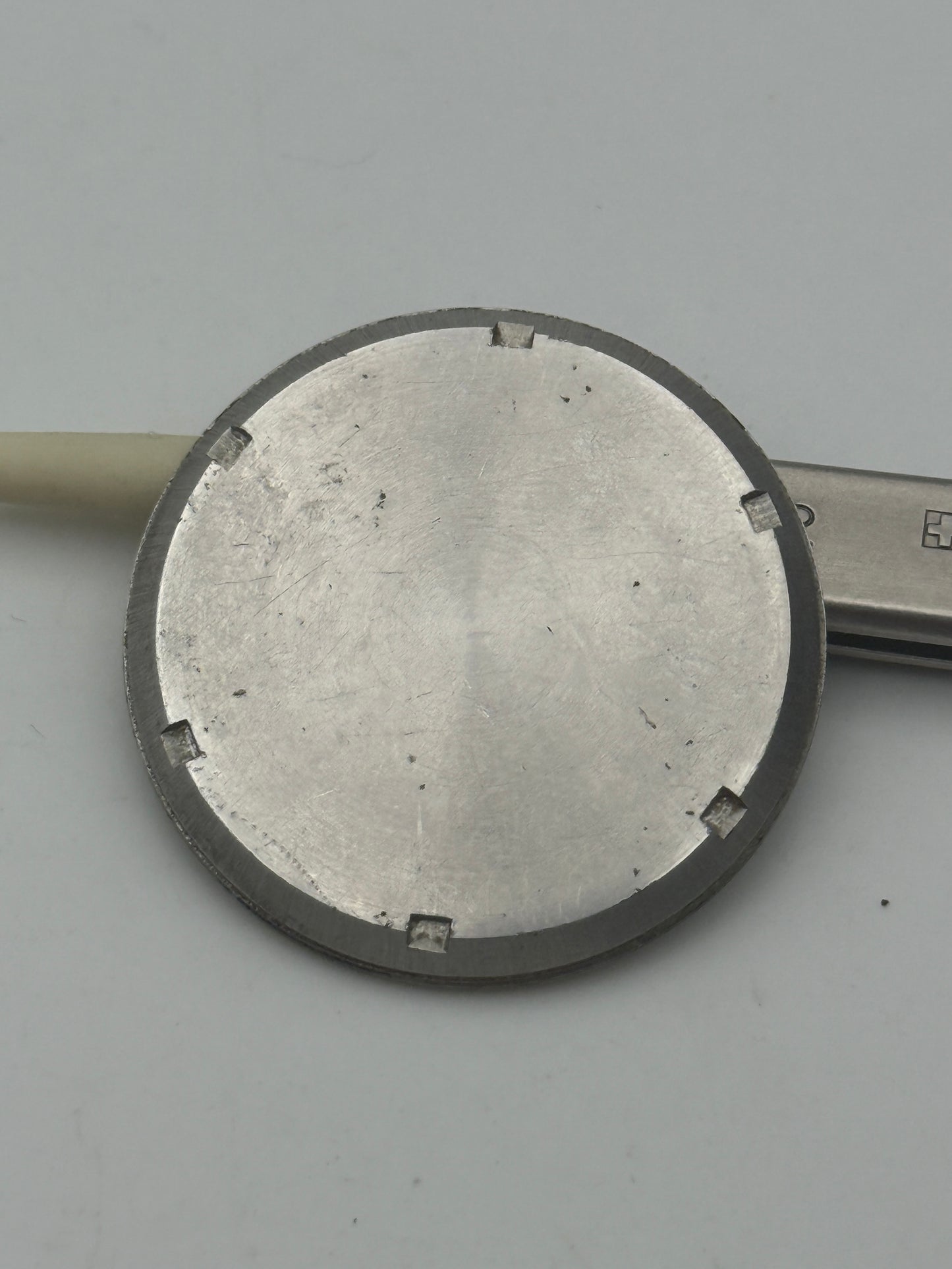 omega 198.031 33.2mm fondello caseback steel