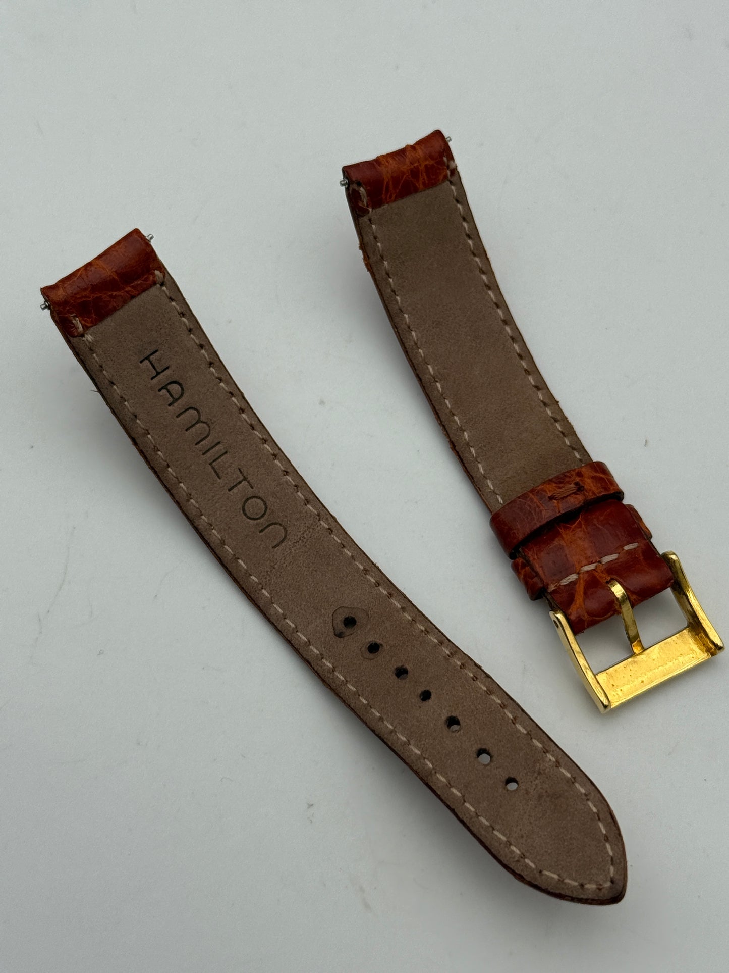 hamilton 16mm lancaster cinturino strap leather