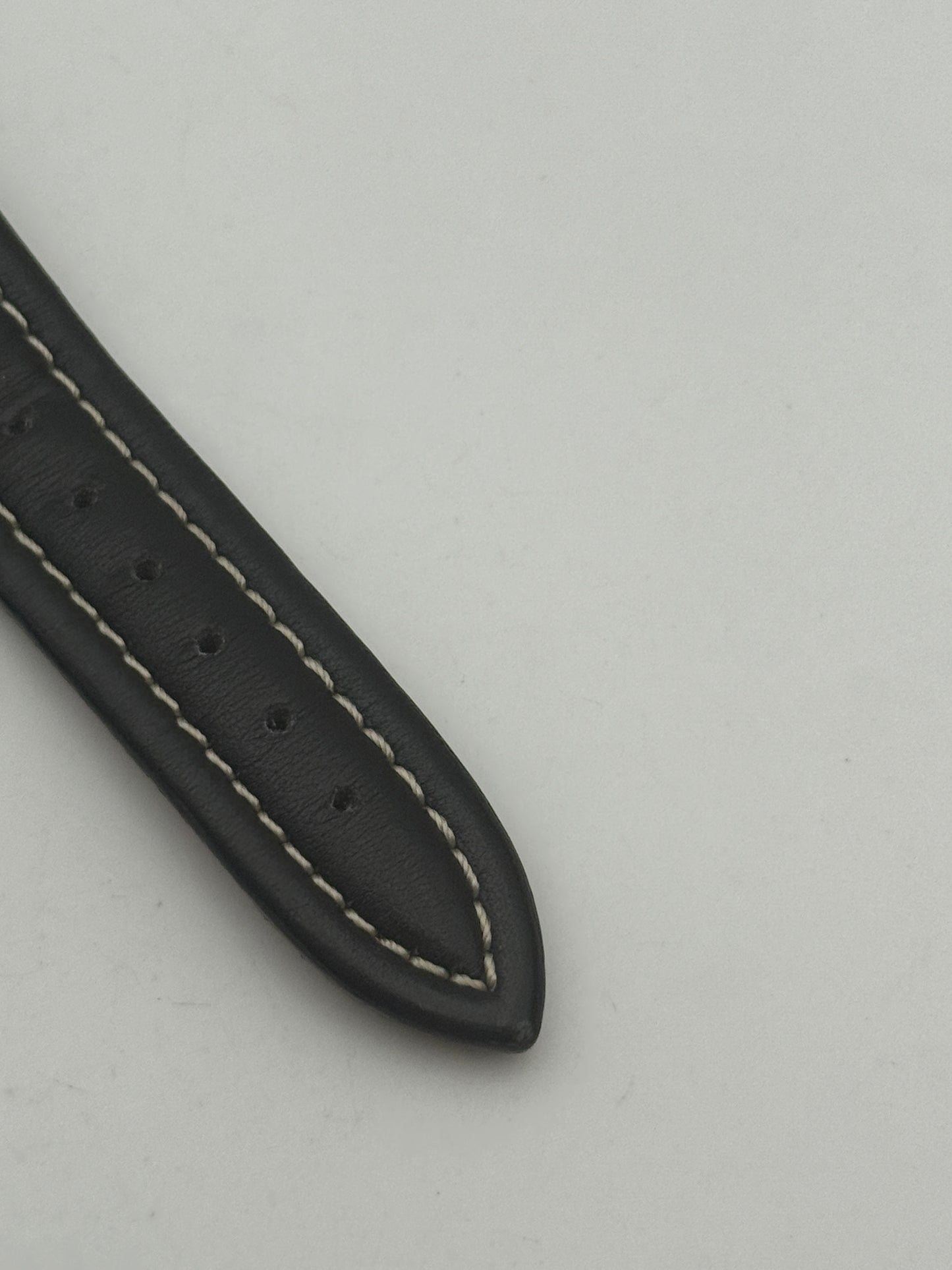 breitling 20mm used usato cinturino strap black