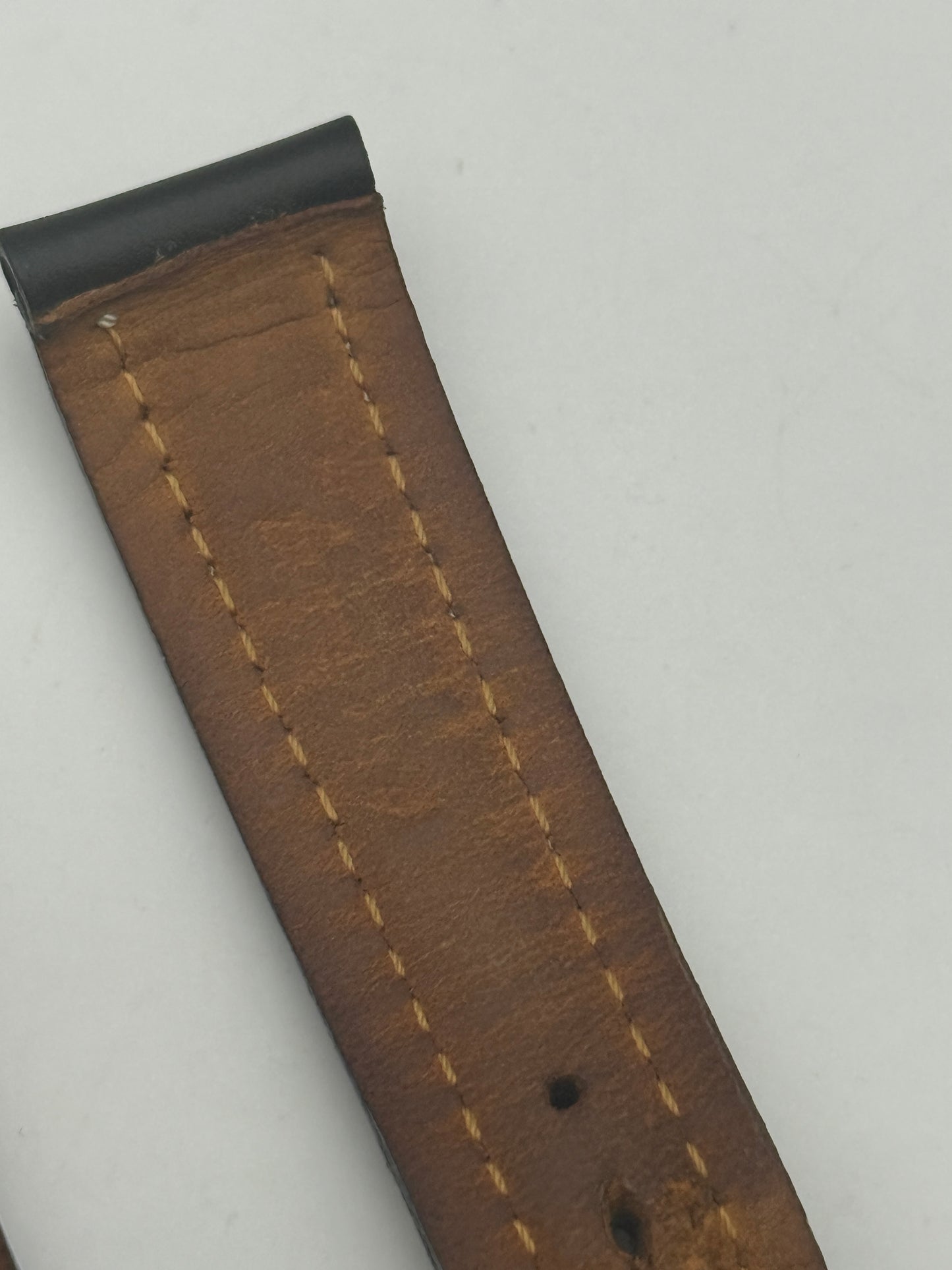 breitling 20mm used usato cinturino strap black