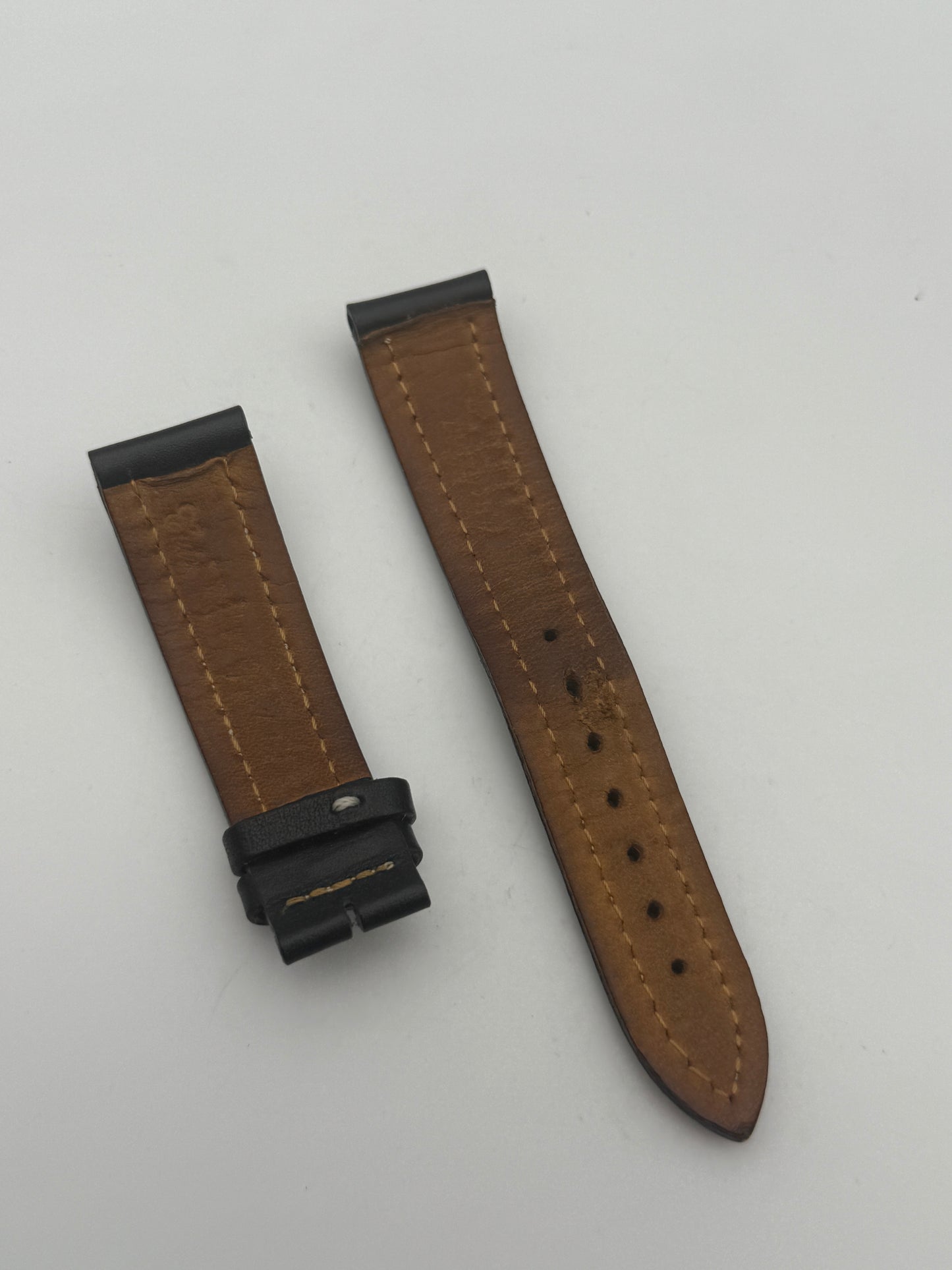 breitling 20mm used usato cinturino strap black