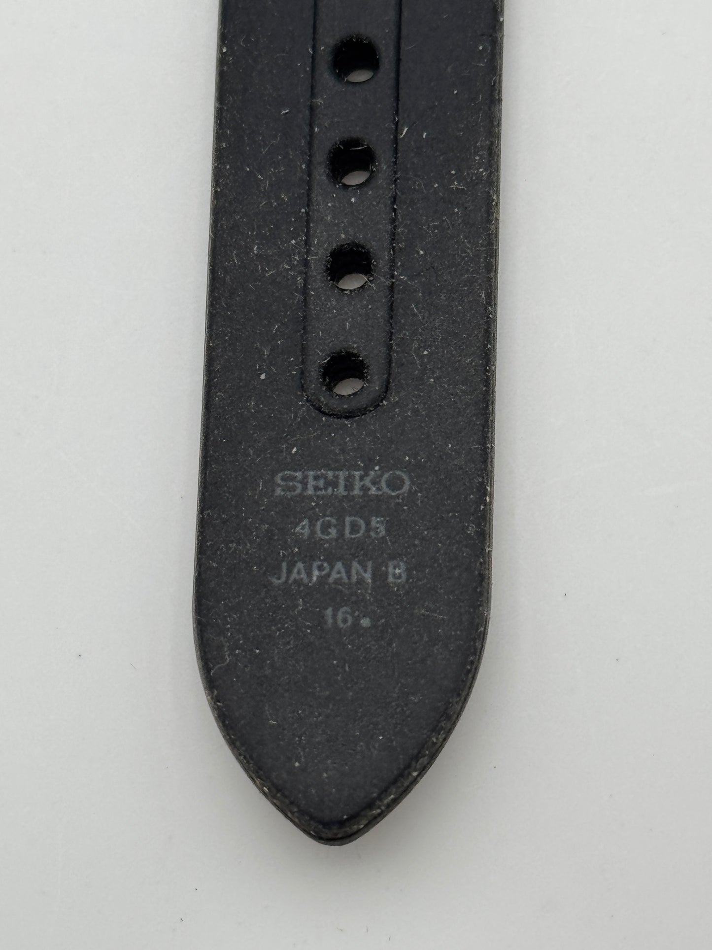 Seiko cinturino strap gomma rubber 16mm