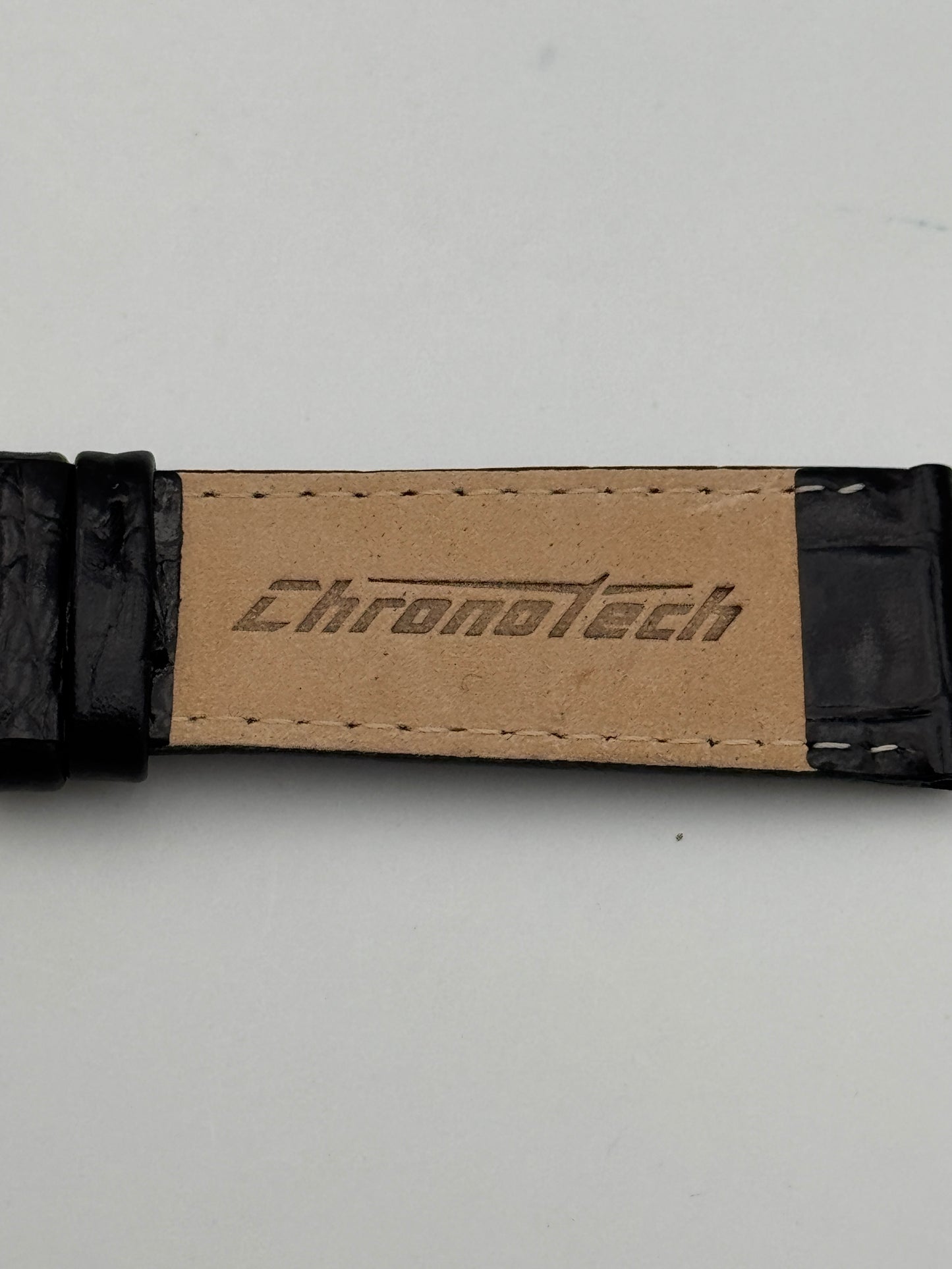 chronotech cinturino strap black 22mm