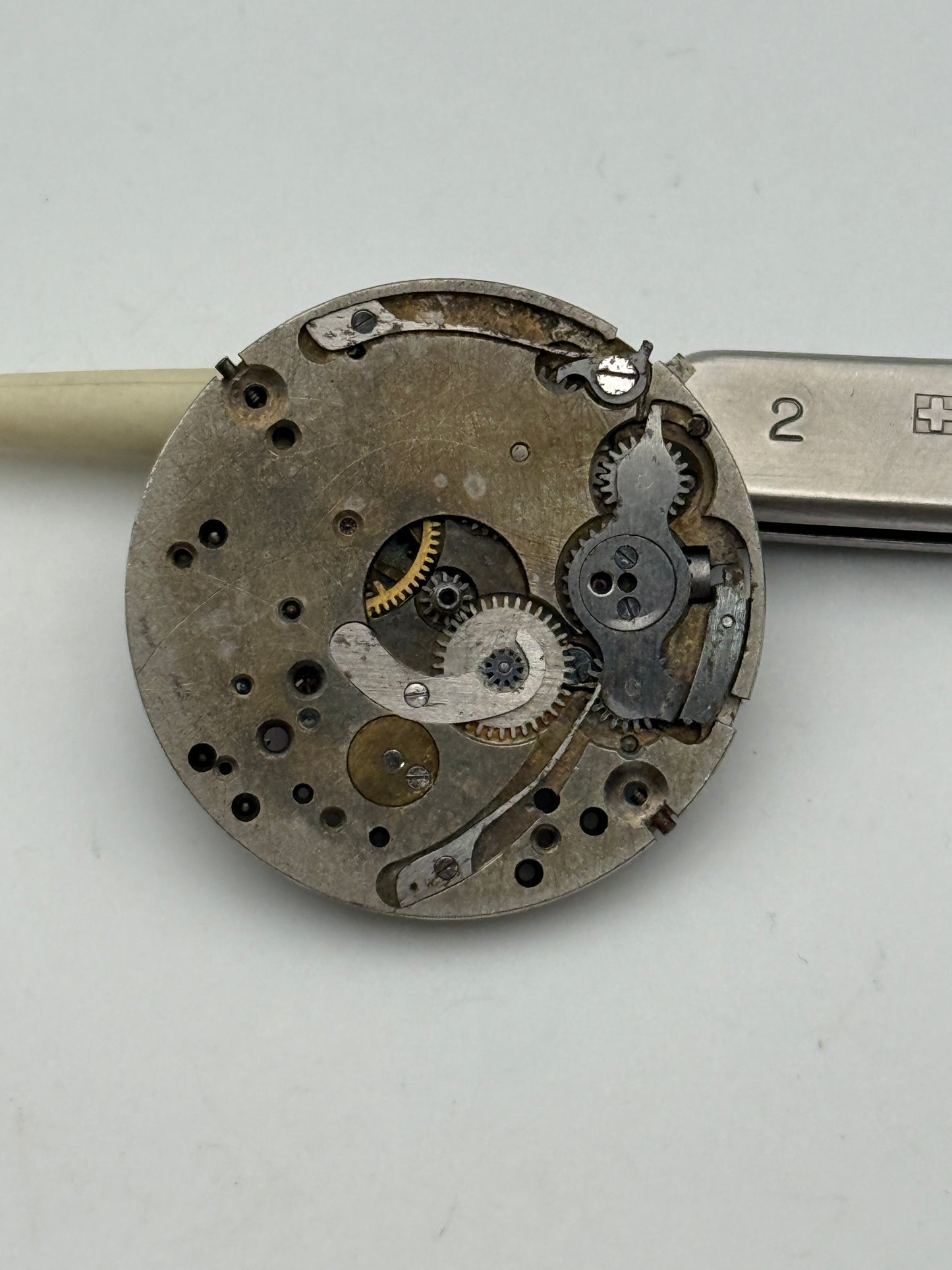 anonimo chrono chronograph vintage movement movimento 30mm