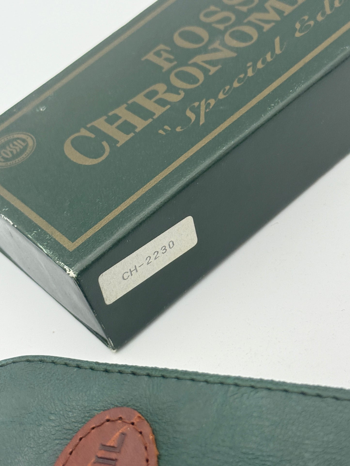 fossil chronomaster special edition box scatola vintage
