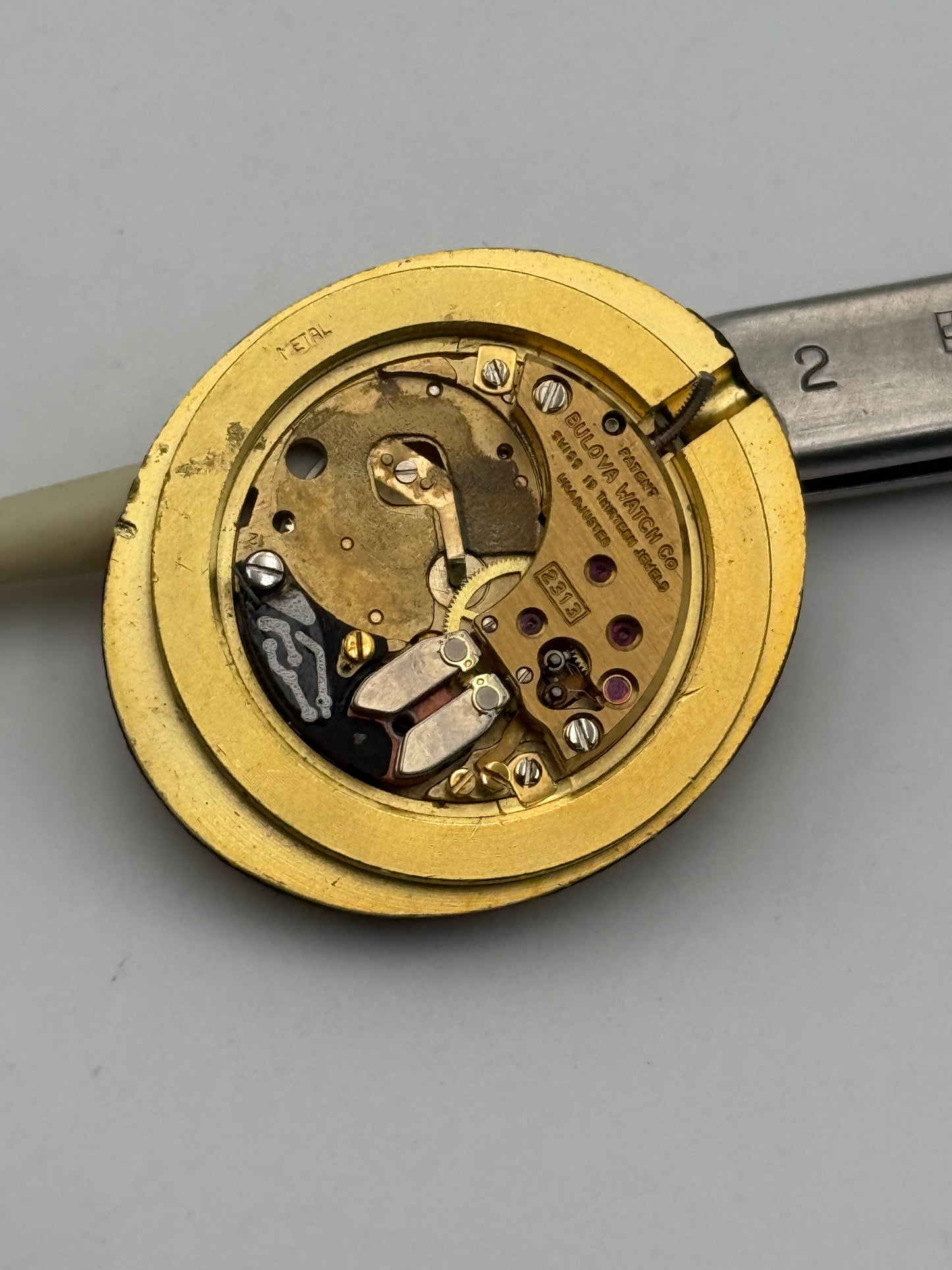 bulova accutron 2313 movement movimento diapason