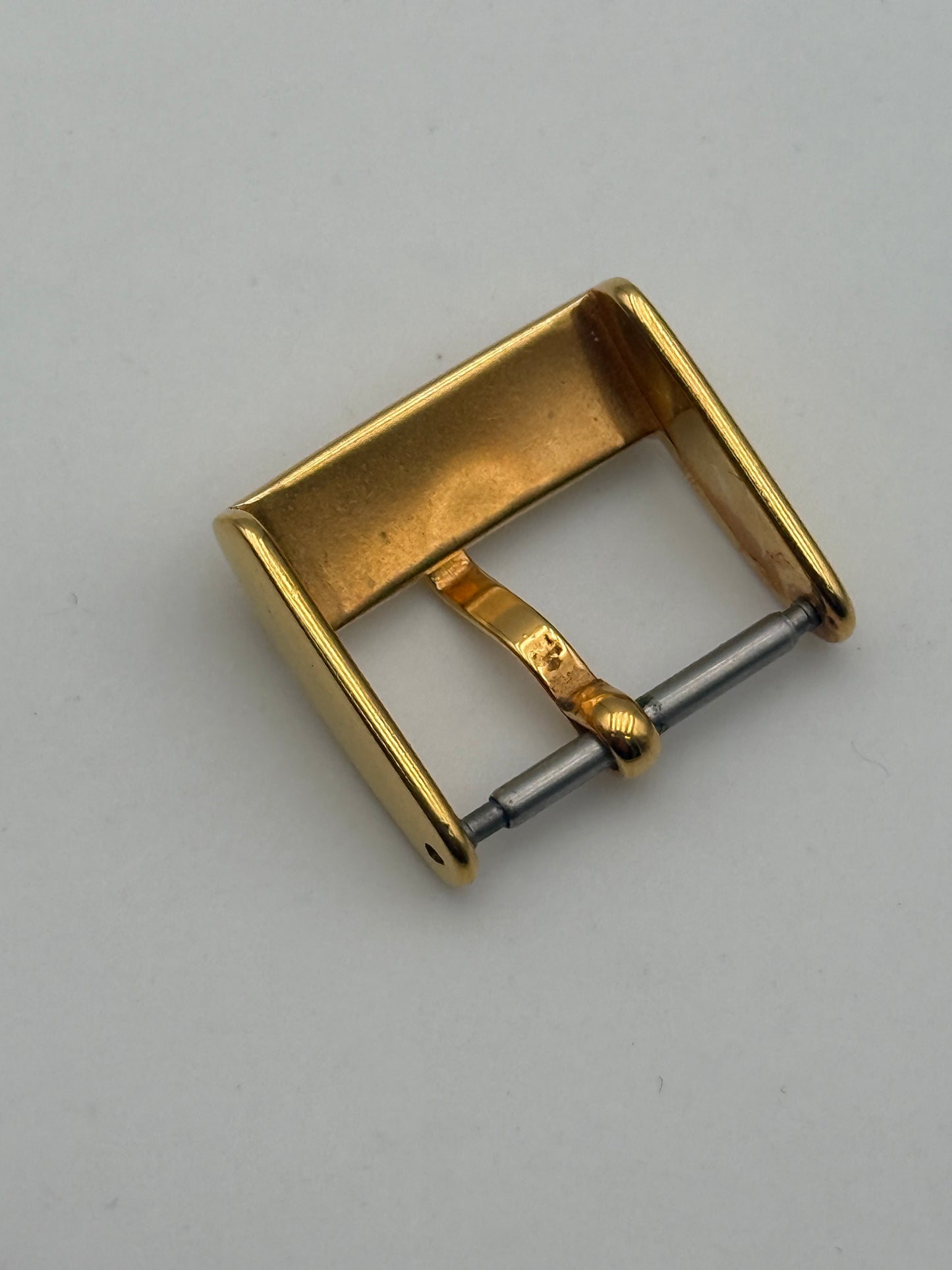 balenciaga fibbia buckle gold plated 18mm