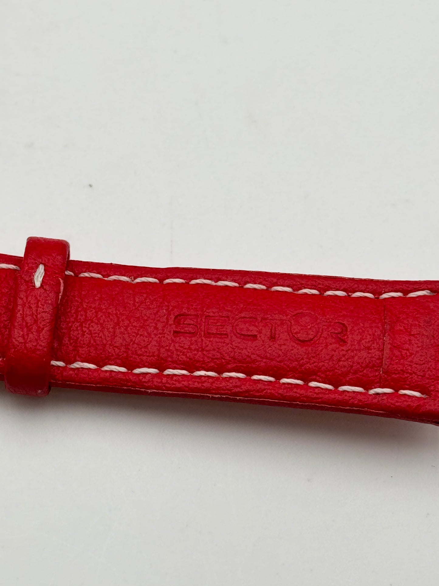 Sector cinturino strap red 18mm