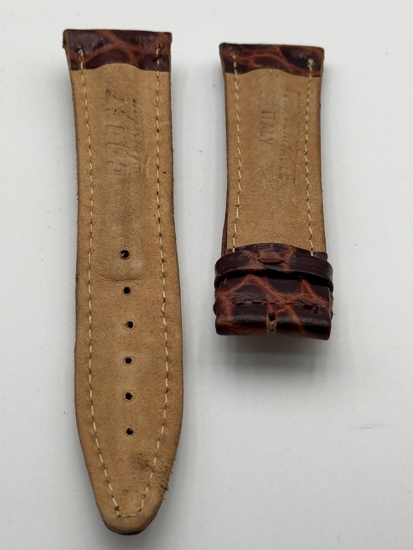 Cadet Chronostar cinturino strap 20mm leather pelle