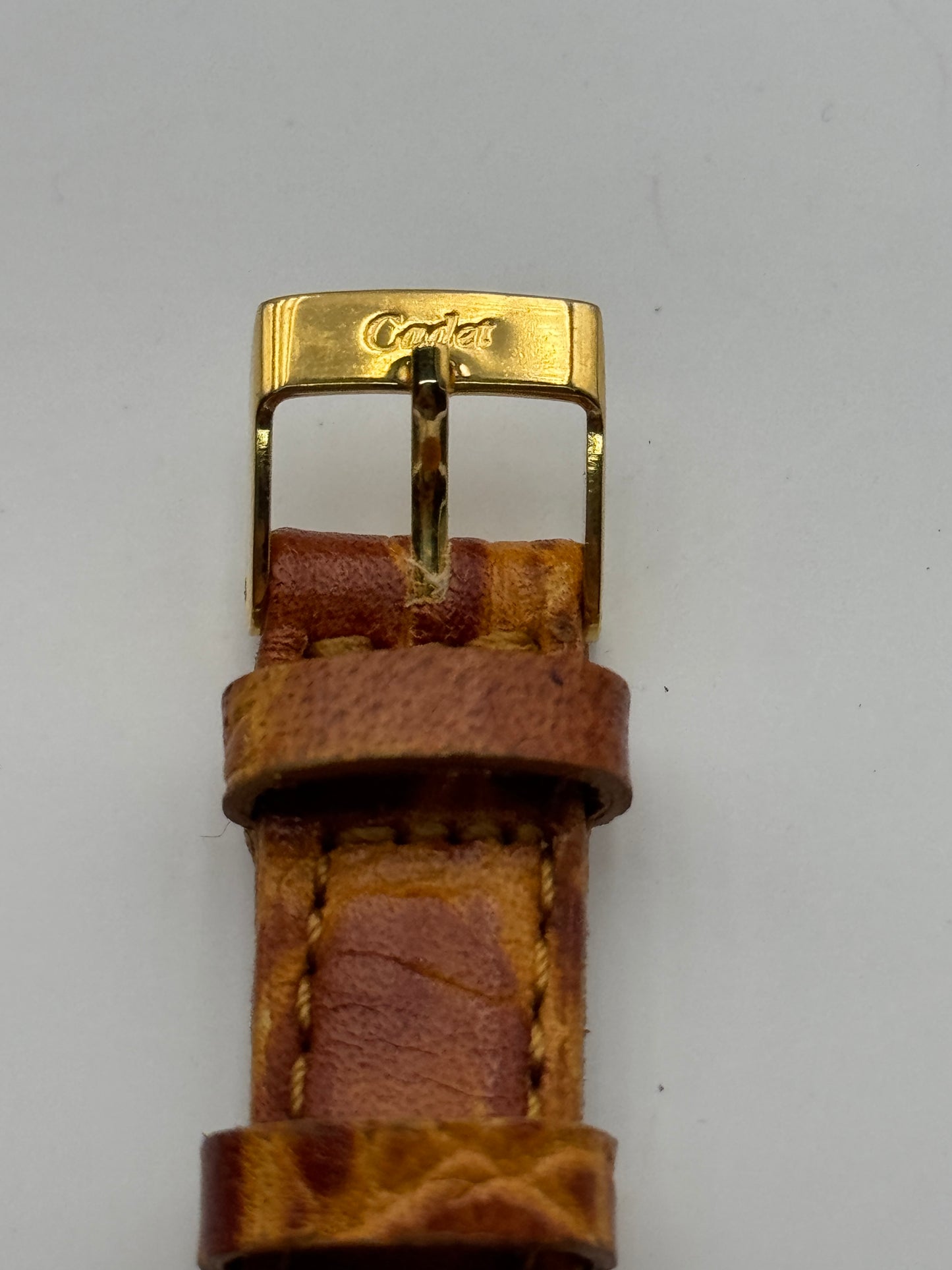 Cadet Chronostar cinturino strap pelle leather 16mm marrone chiaro