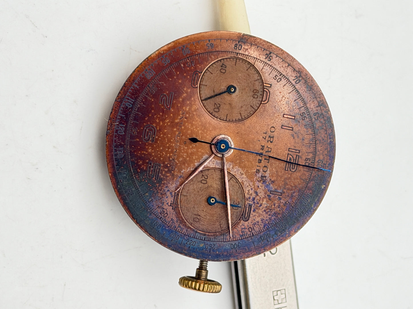 oratol landeron 48 chronograph movement movimento