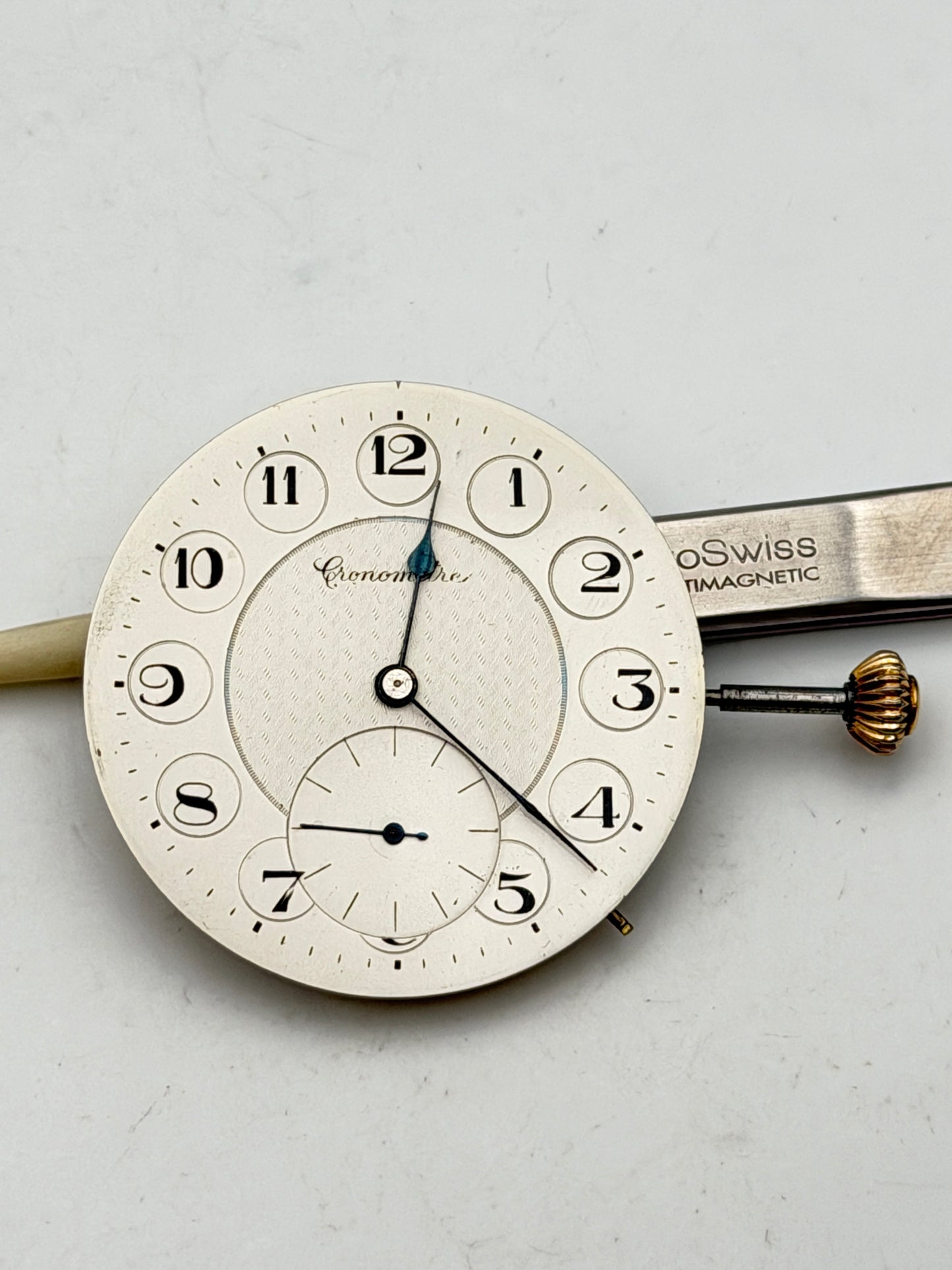 chronometre 42mm pcoket watch movement movimento