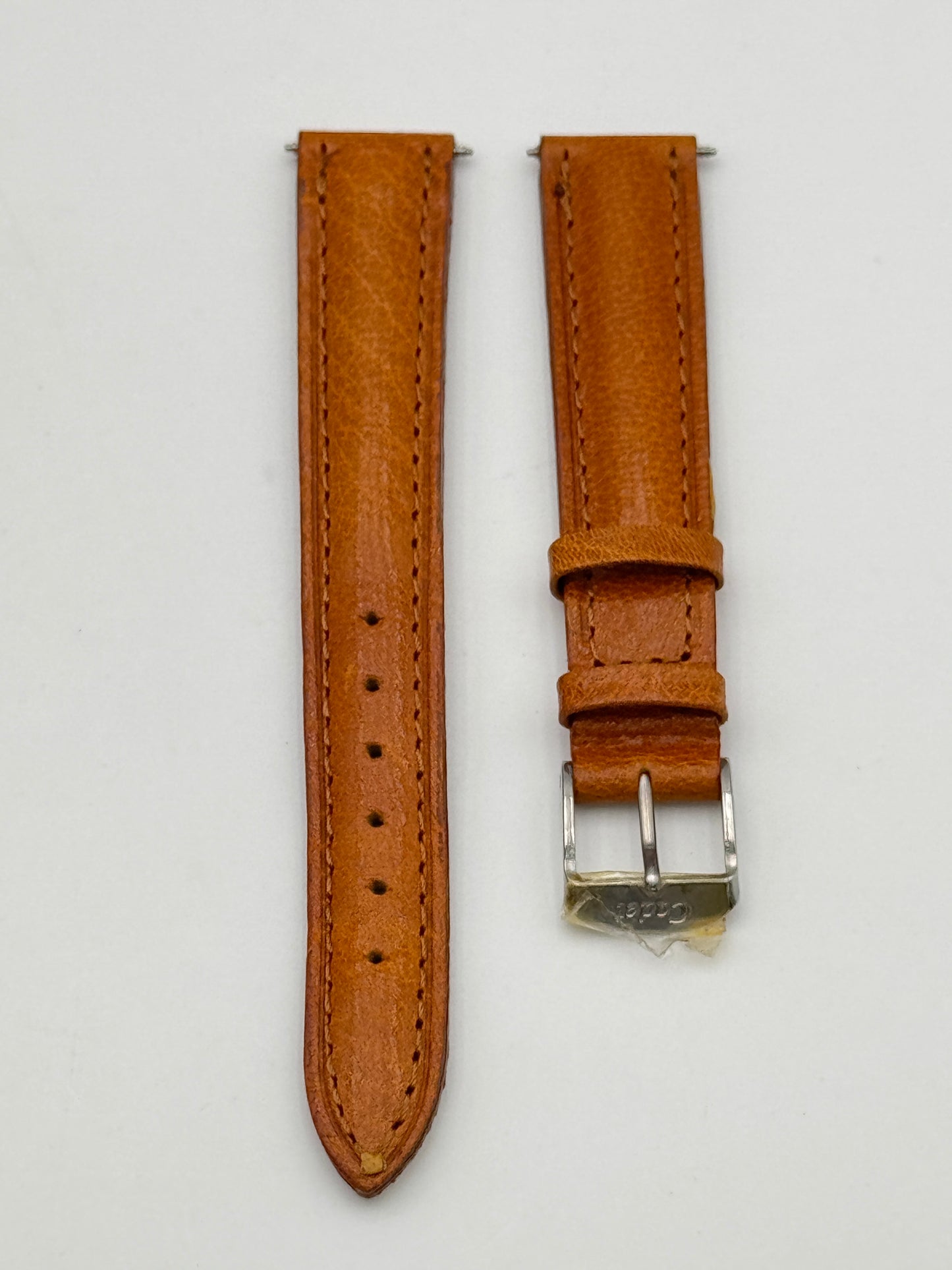 Cadet Chronostar cinturino strap 16mm marrone chiaro pelle leather