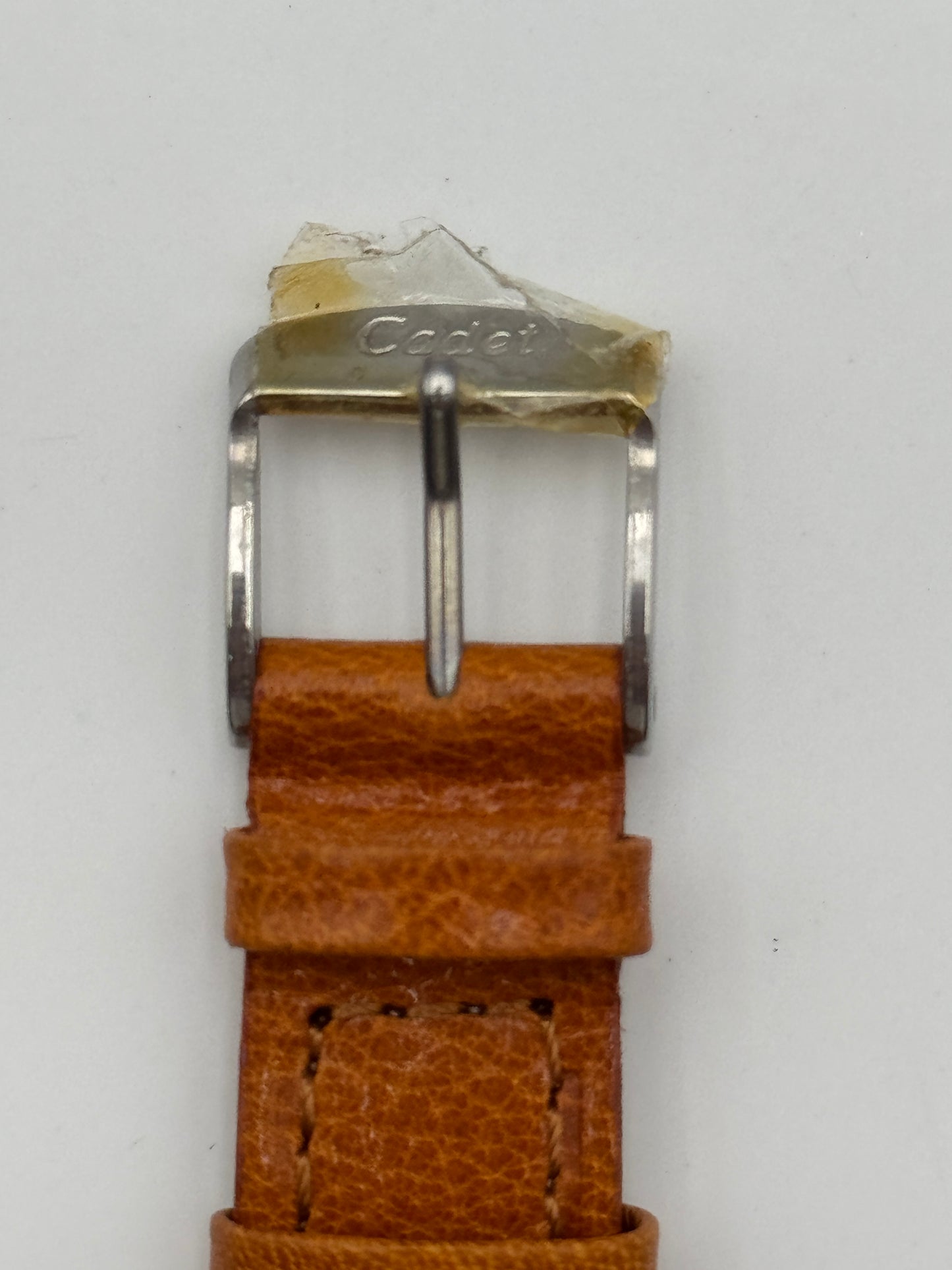 Cadet Chronostar cinturino strap 16mm marrone chiaro pelle leather